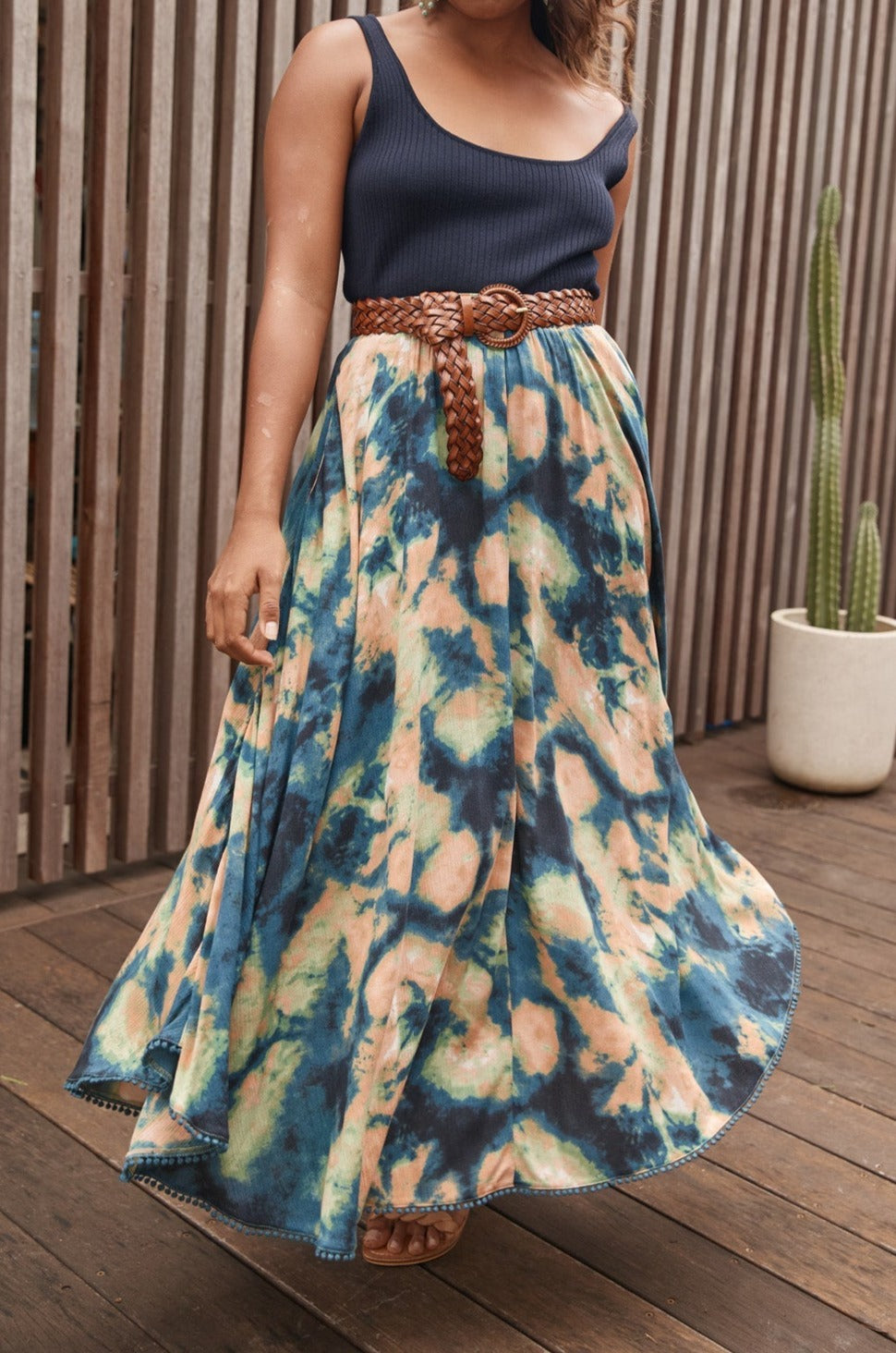 La Luna Maxi Skirt - Moonlight - Isle of Mine Clothing - Skirt Maxi