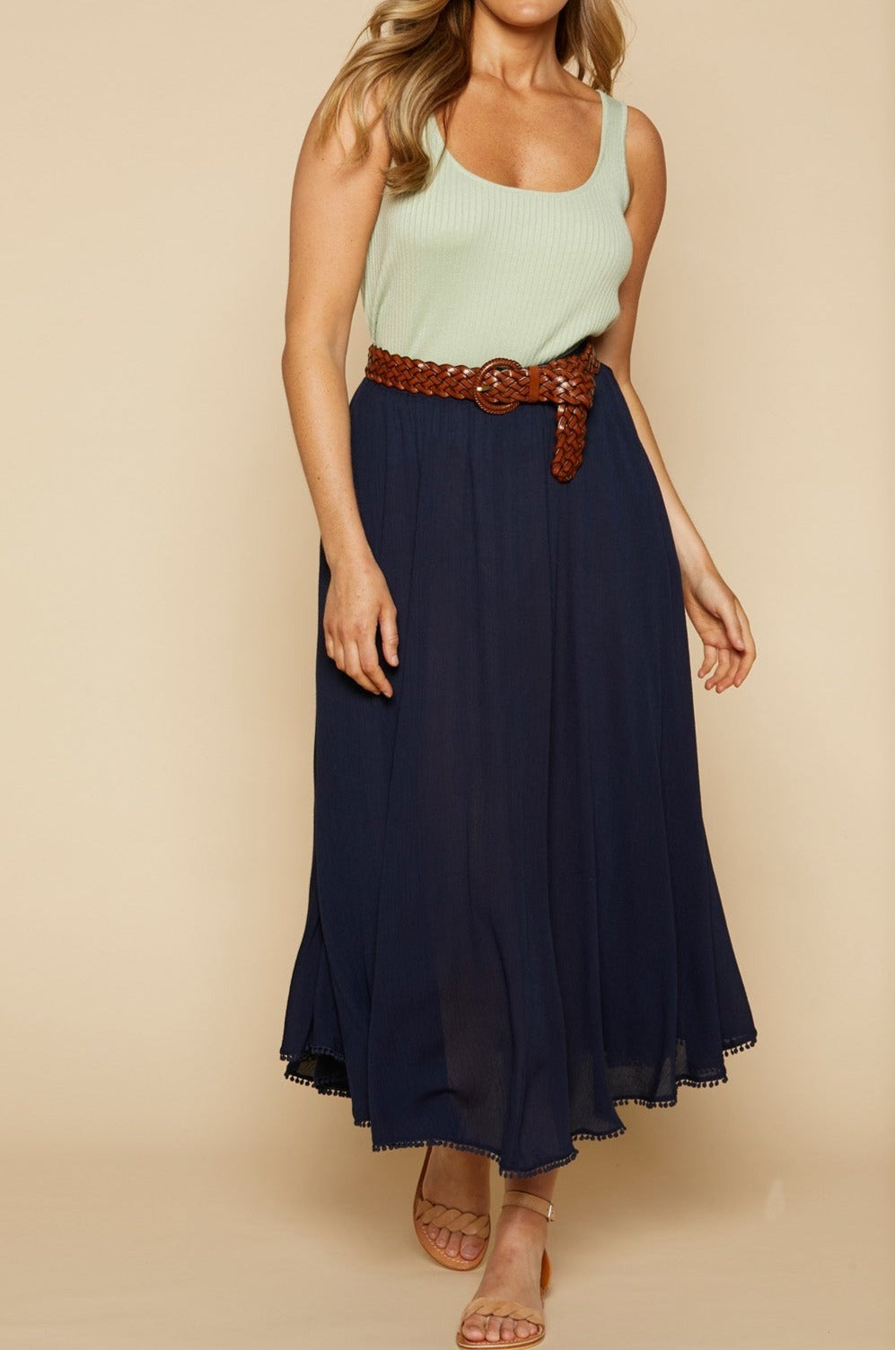 La Luna Maxi Skirt - Sapphire - Isle of Mine Clothing - Skirt Maxi