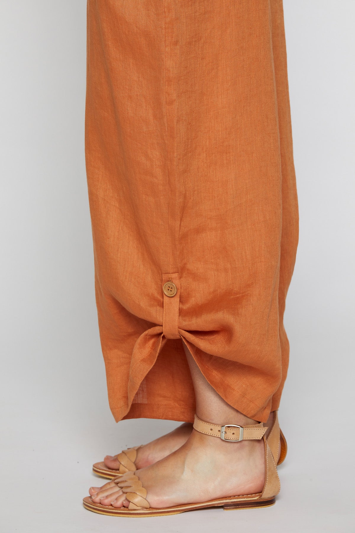 Mystic Jumpsuit - Rust - Isle of Mine Clothing - Jumpsuit Linen