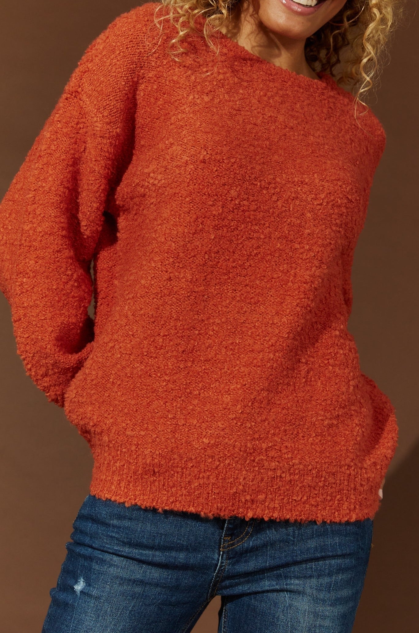 Essence Knit - Rust - Isle of Mine Clothing - Knit Jumper