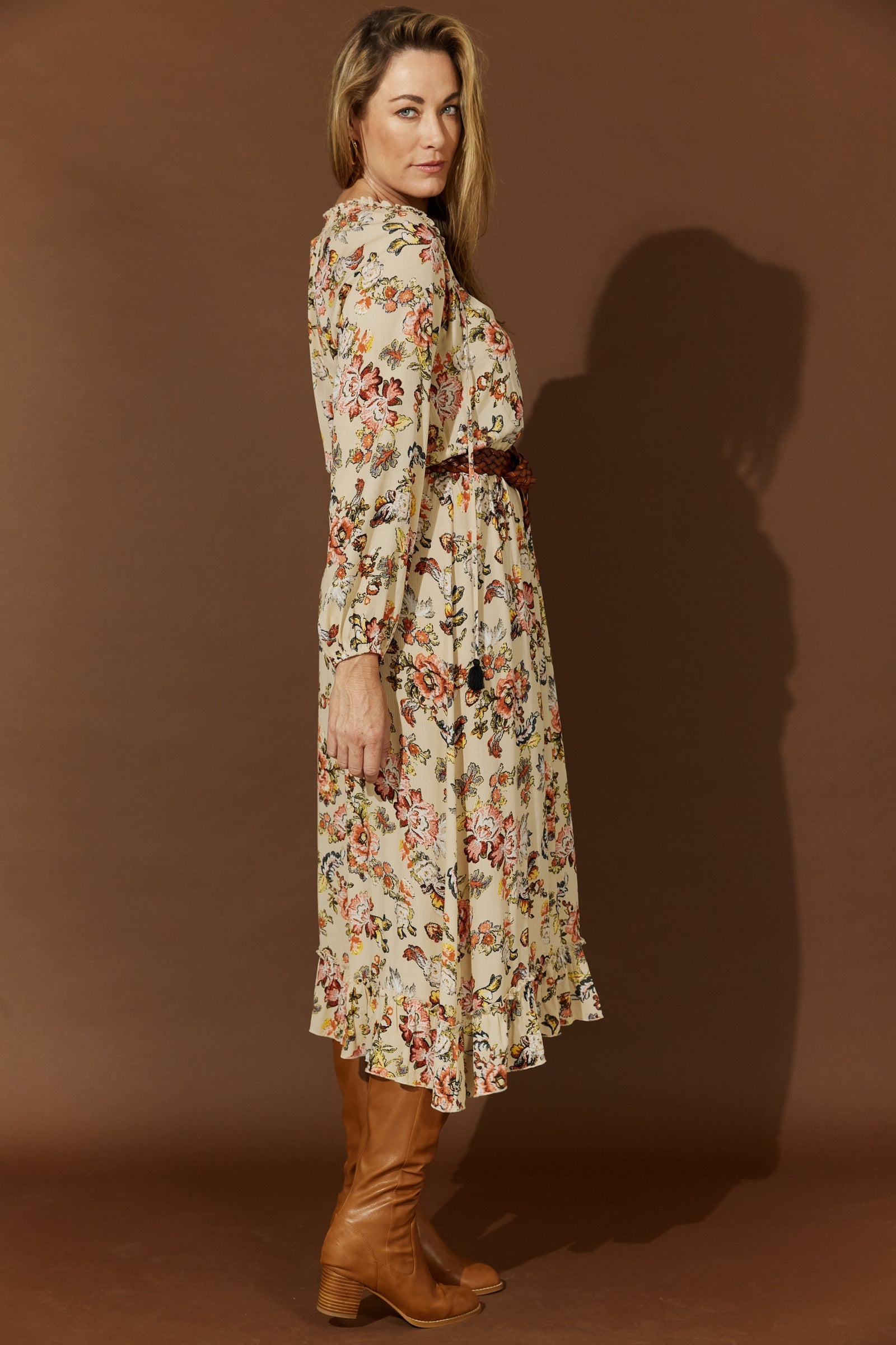 Flourish Maxi Dress - Fawn - Isle of Mine Clothing - Dress Maxi