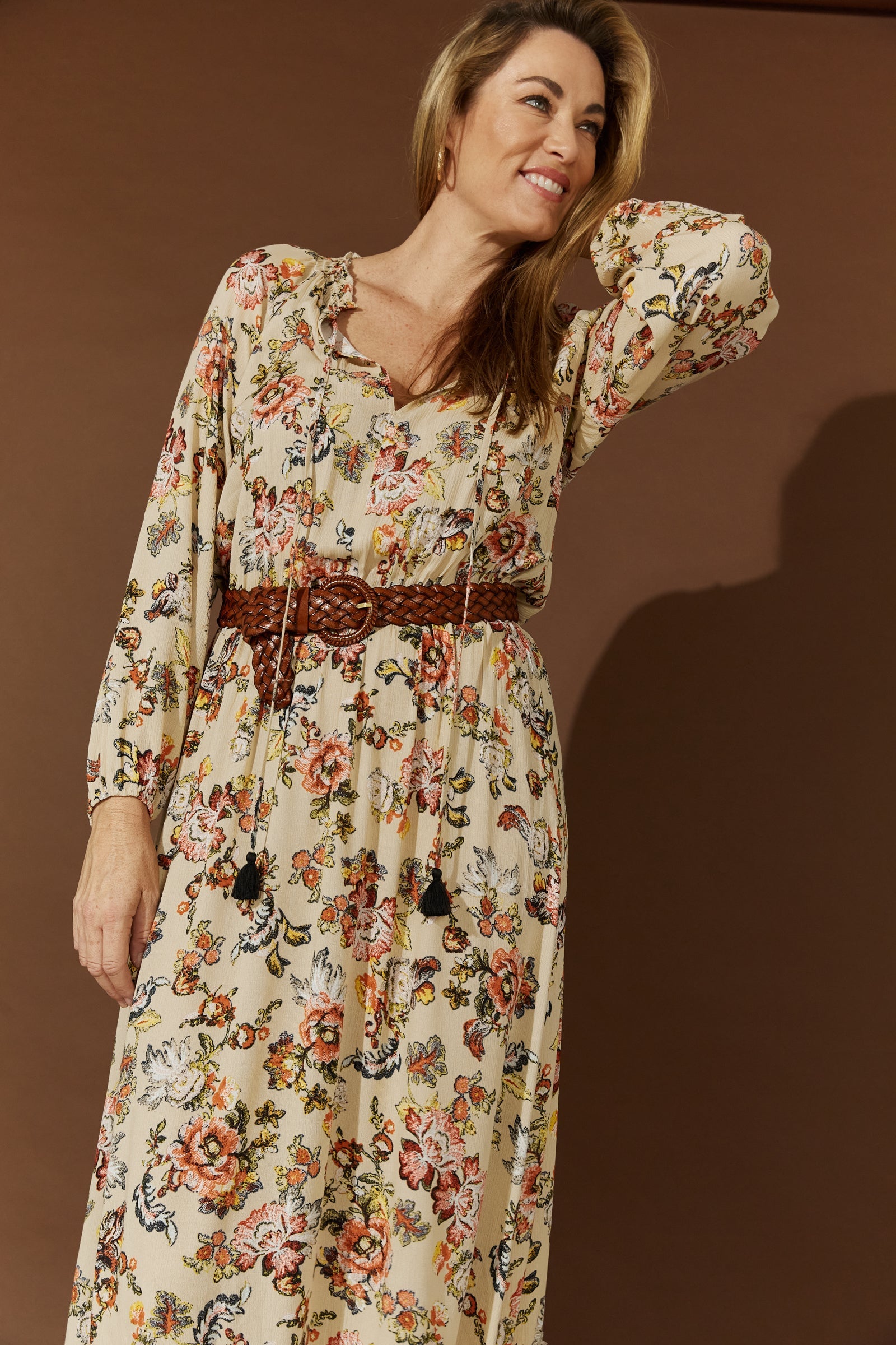 Flourish Maxi Dress - Fawn - Isle of Mine Clothing - Dress Maxi