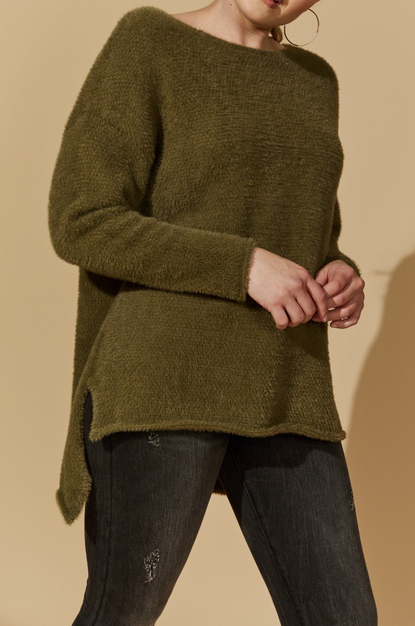 Immerse Knit - Moss - Isle of Mine Clothing - Knit Jumper One Size