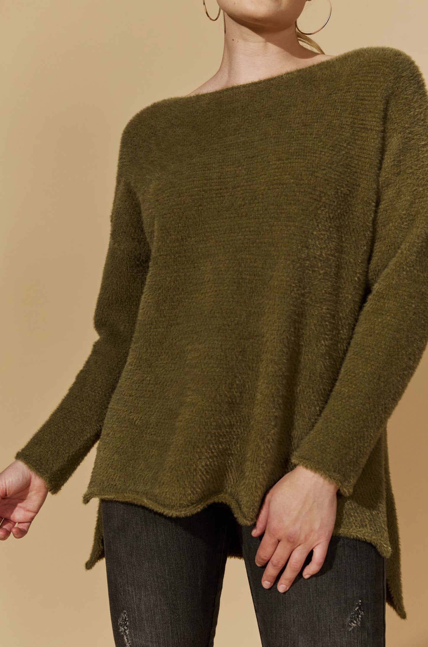 Immerse Knit - Moss - Isle of Mine Clothing - Knit Jumper One Size