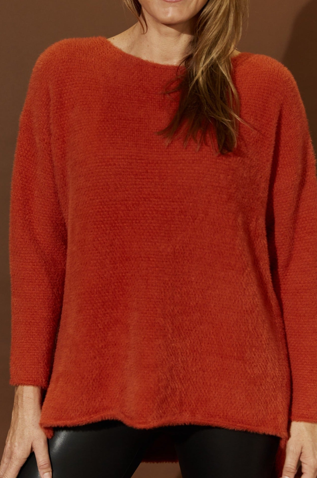 Immerse Knit - Rust - Isle of Mine Clothing - Knit Jumper One Size