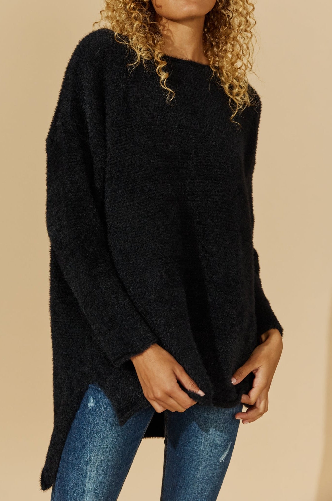 Immerse Knit - Black - Isle of Mine Clothing - Knit Jumper One Size