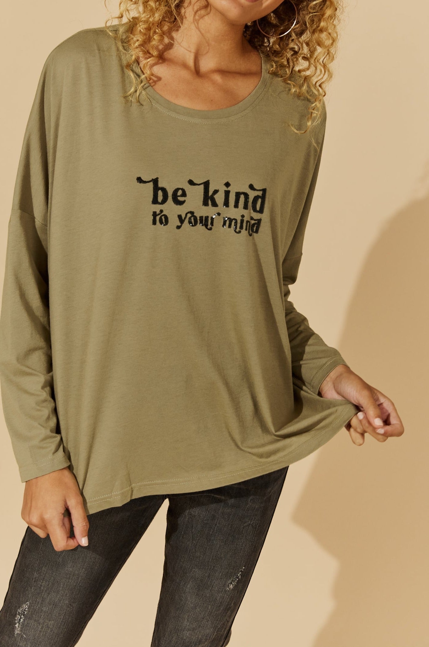 Kinder Tshirt - Moss - Isle of Mine Clothing - Top L/S