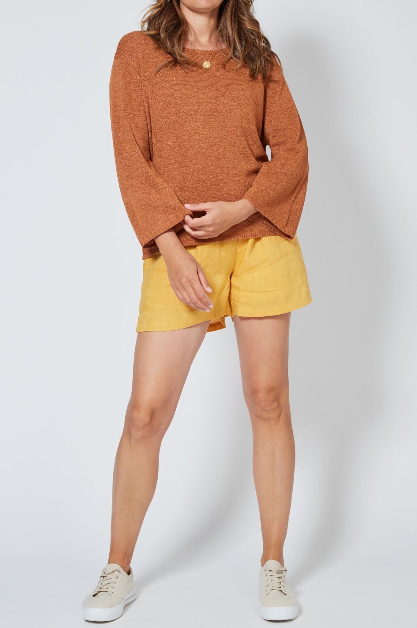 Pala Knit - Cinnamon - Isle of Mine Clothing - Knit Jumper