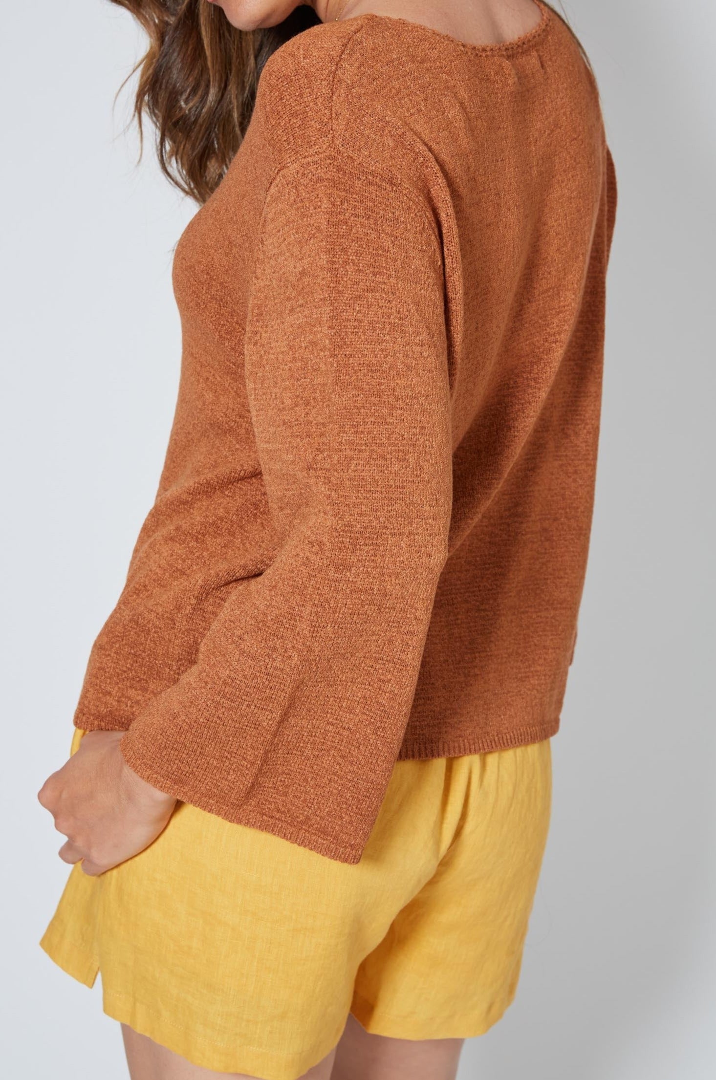 Pala Knit - Cinnamon - Isle of Mine Clothing - Knit Jumper