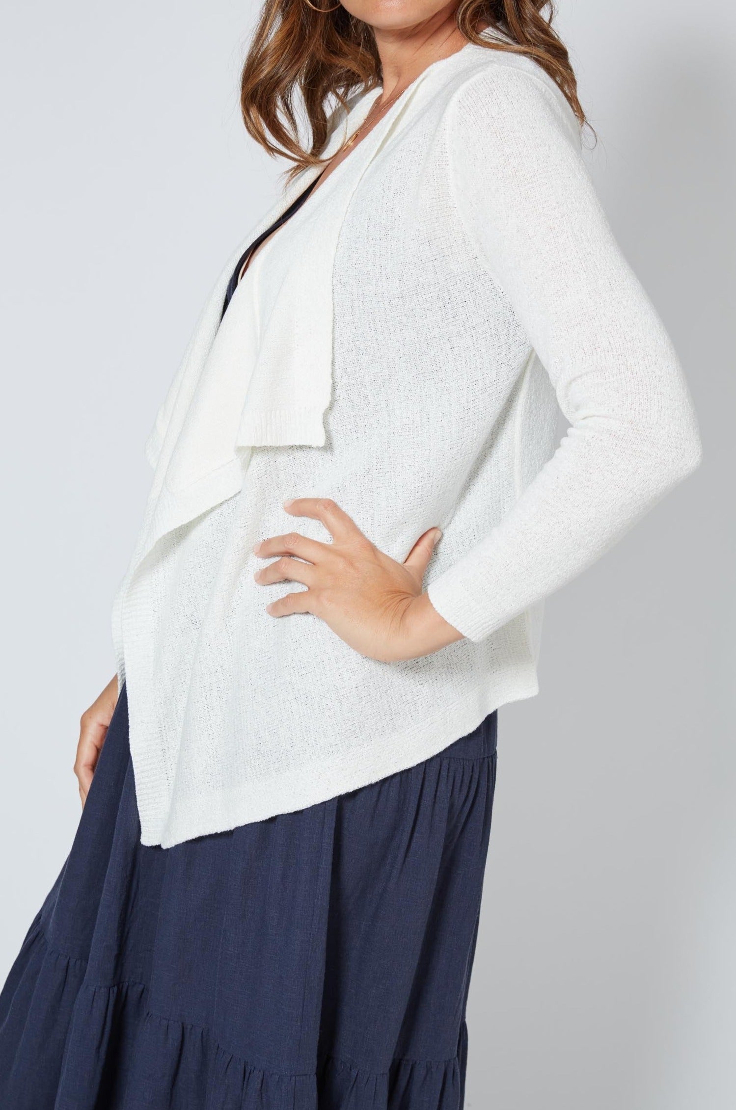 Pala Cardigan - Imperial - Isle of Mine Clothing - Knit Cardigan