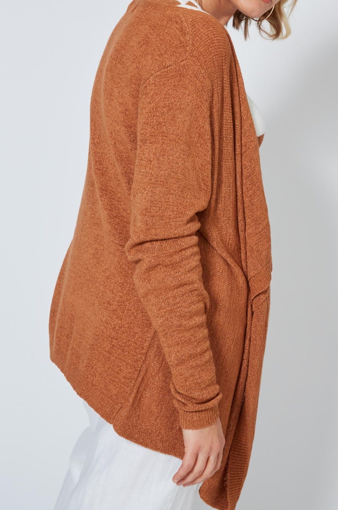 Pala Cardigan - Cinnamon - Isle of Mine Clothing - Knit Cardigan