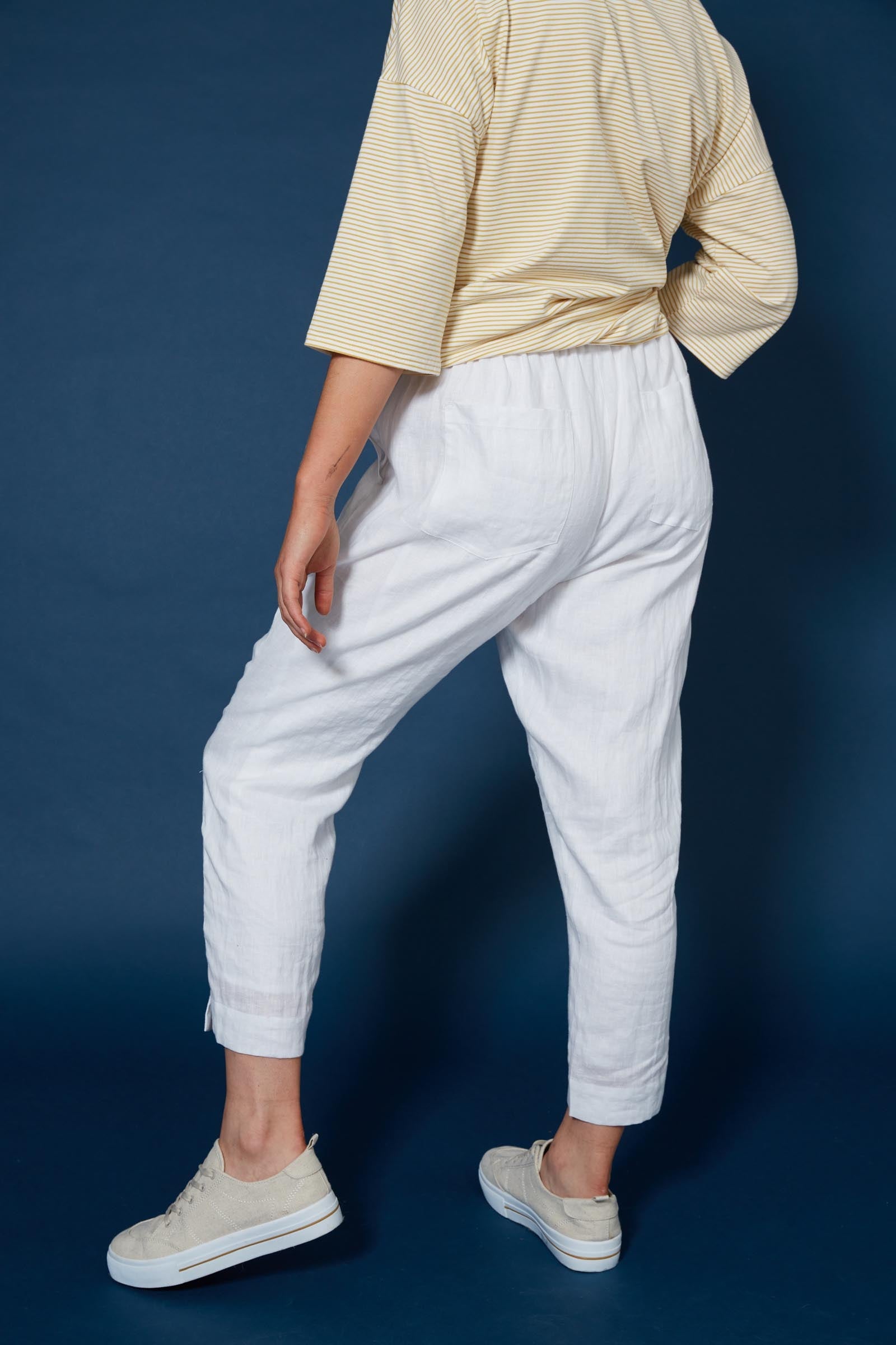 Antillia Relaxed Pant - Imperial - Isle of Mine Clothing - Pant Relaxed Linen