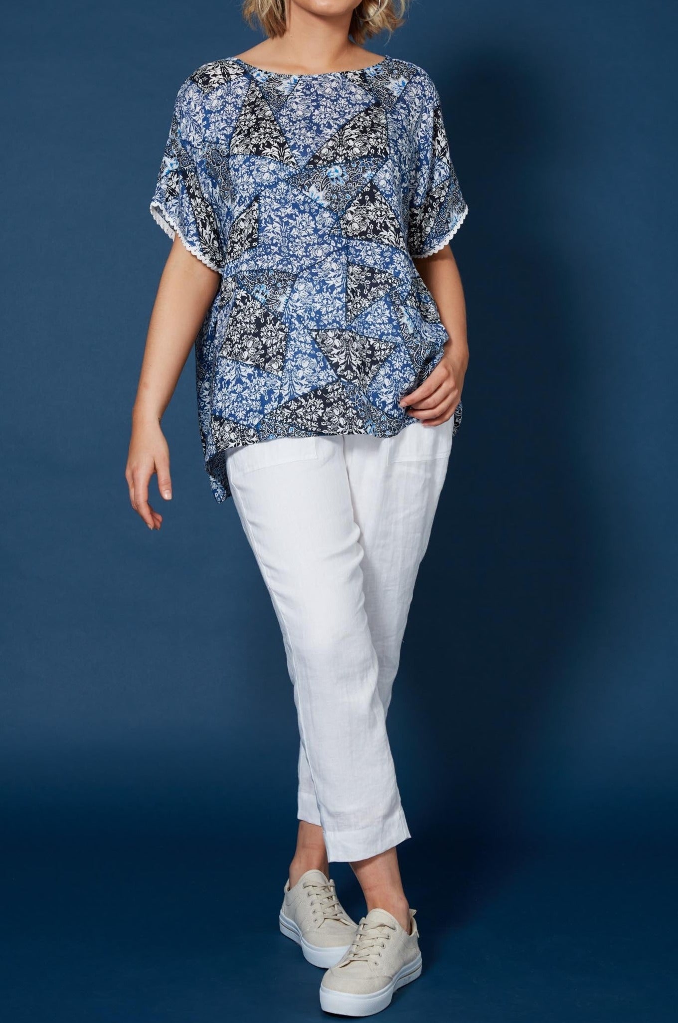 Cascara Relaxed Top - Baha - Isle of Mine Clothing - Top S/S One Size