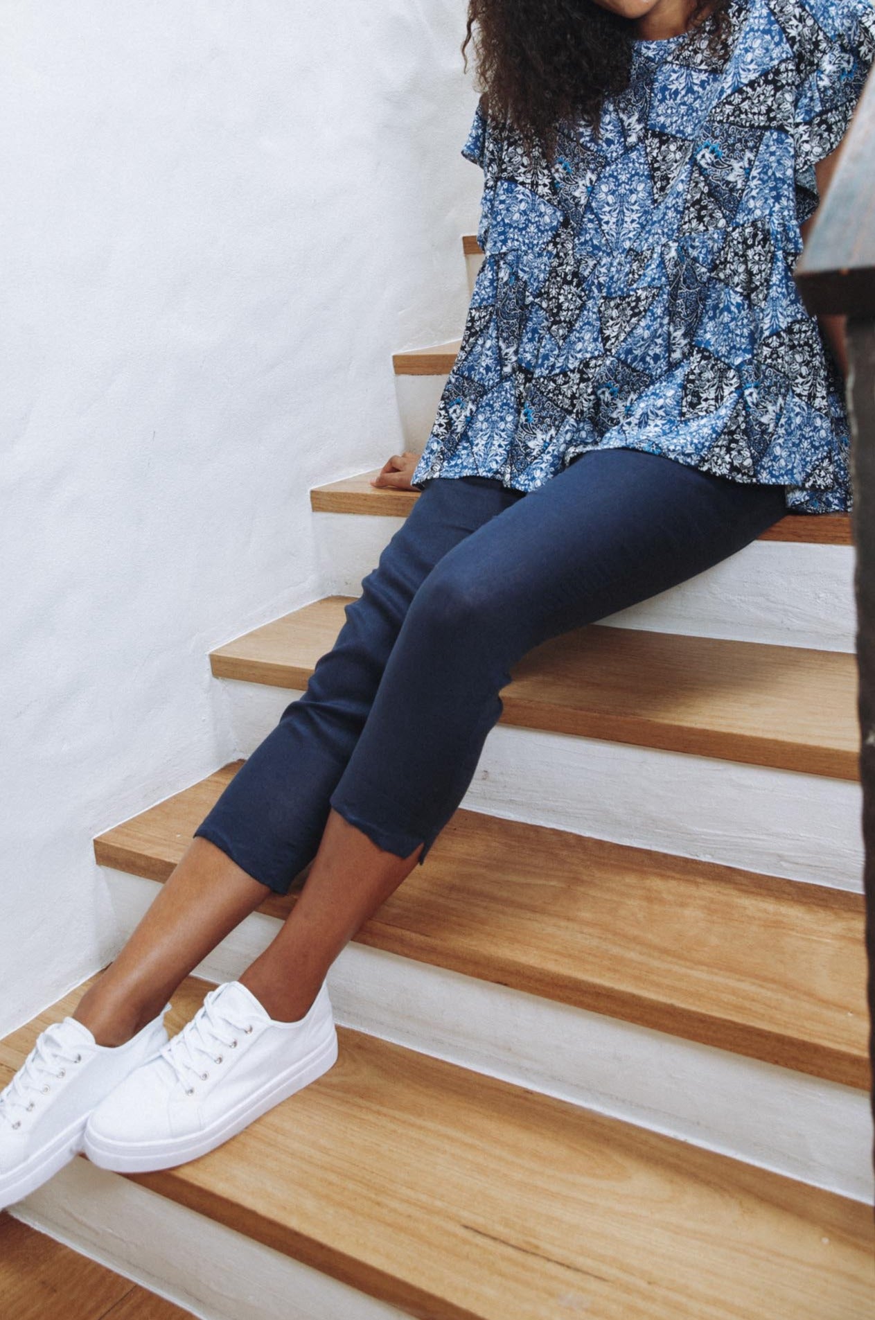 Antillia Relaxed Pant - Indigo - Isle of Mine Clothing - Pant Relaxed Linen