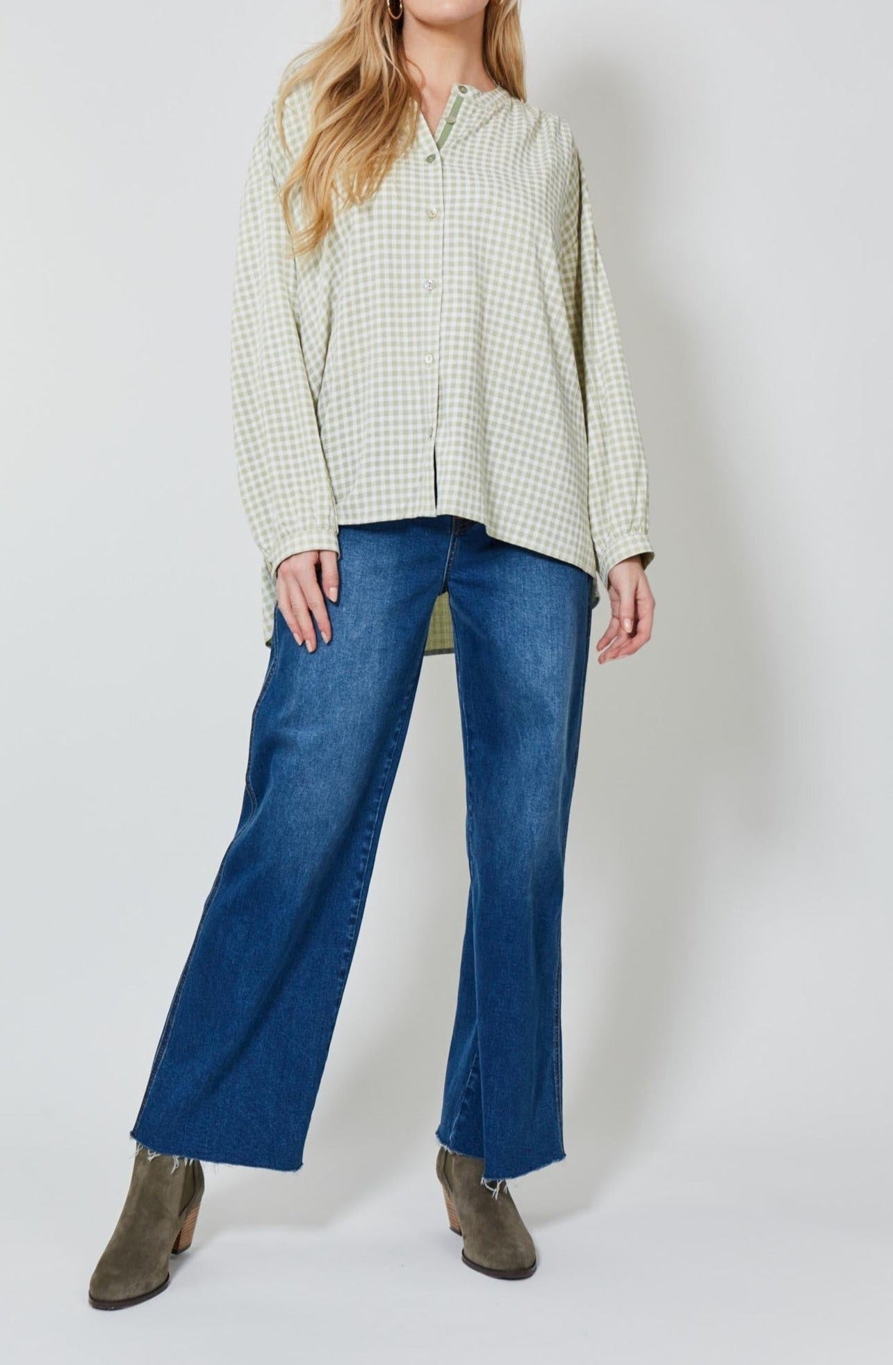 Joni Blouse - Meadow - Isle of Mine Clothing - Top L/S