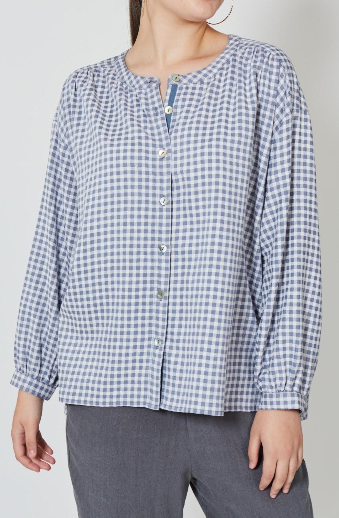 Joni Blouse - Yale - Isle of Mine Clothing - Top L/S