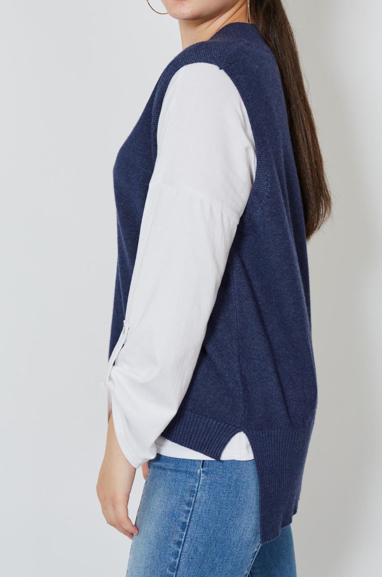 Ines Vest - Yale - Isle of Mine Clothing - Knit Vest