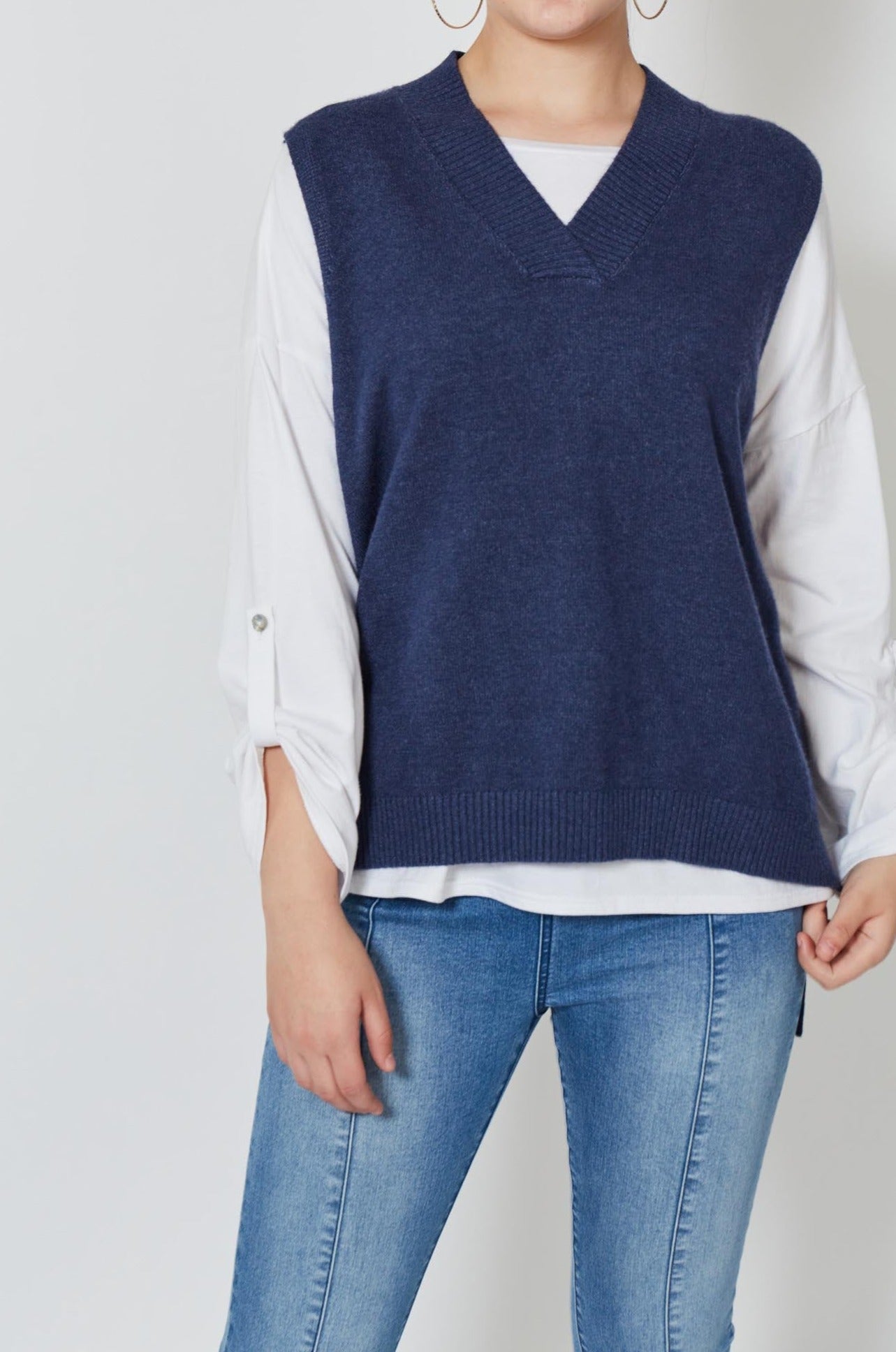 Ines Vest - Yale - Isle of Mine Clothing - Knit Vest