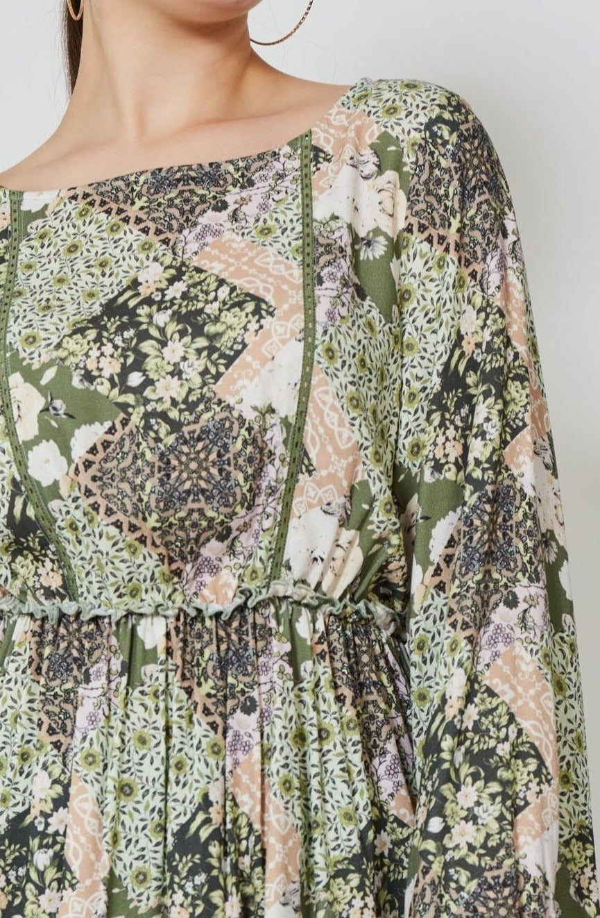 Coppola Blouse - Evergreen Muse - Isle of Mine Clothing - Top L/S Dressy