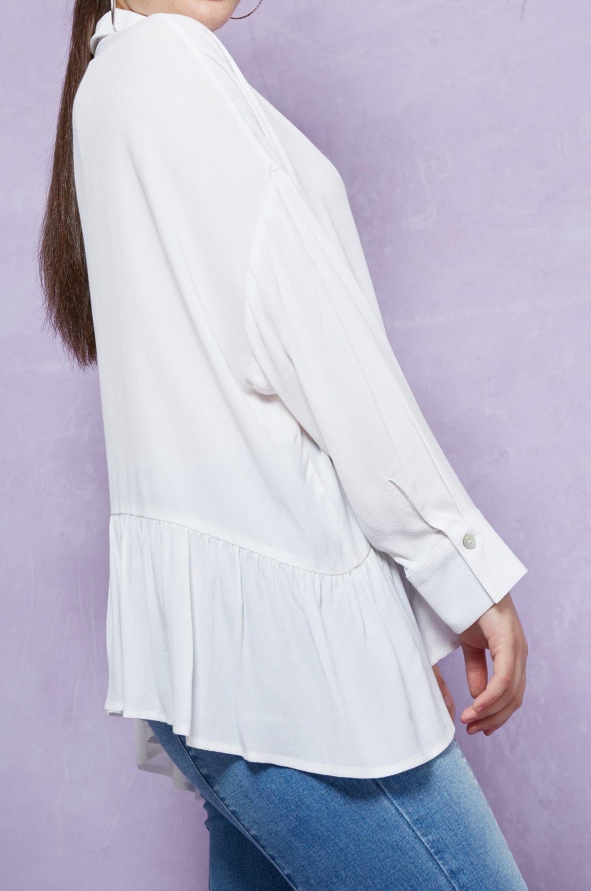 Coppola Shirt - Dove - Isle of Mine Clothing - Top L/S