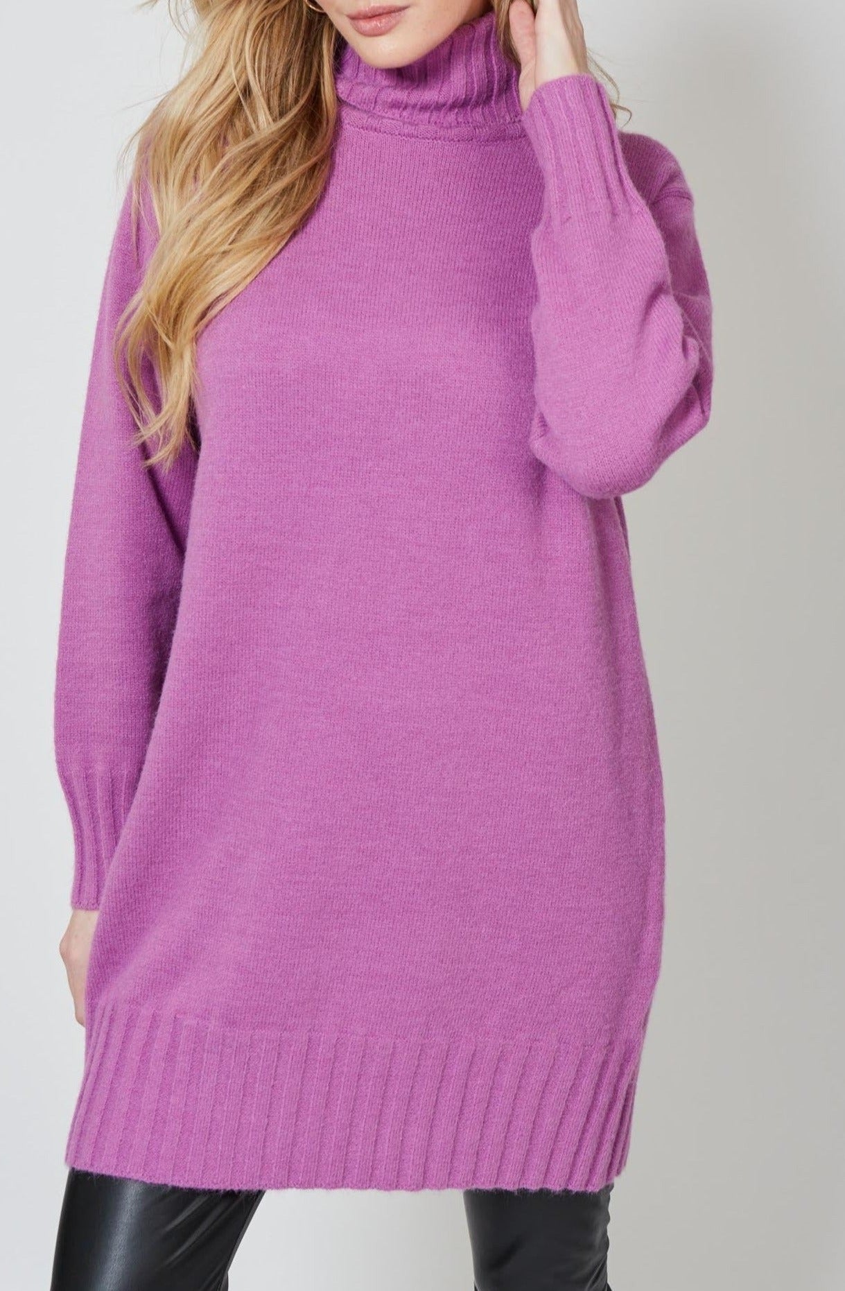 Garland Oversized Jumper - Lilac - Isle of Mine Clothing - Knit Jumper One Size