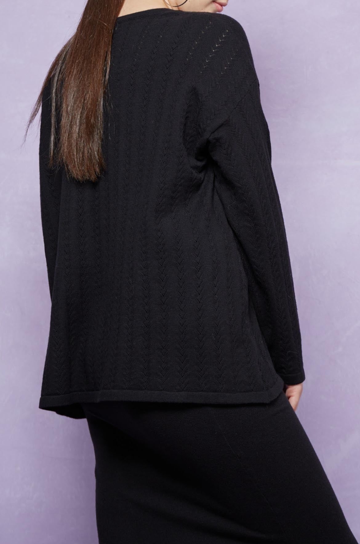 Thalia Jumper - Onyx - Isle of Mine Clothing - Knit Jumper