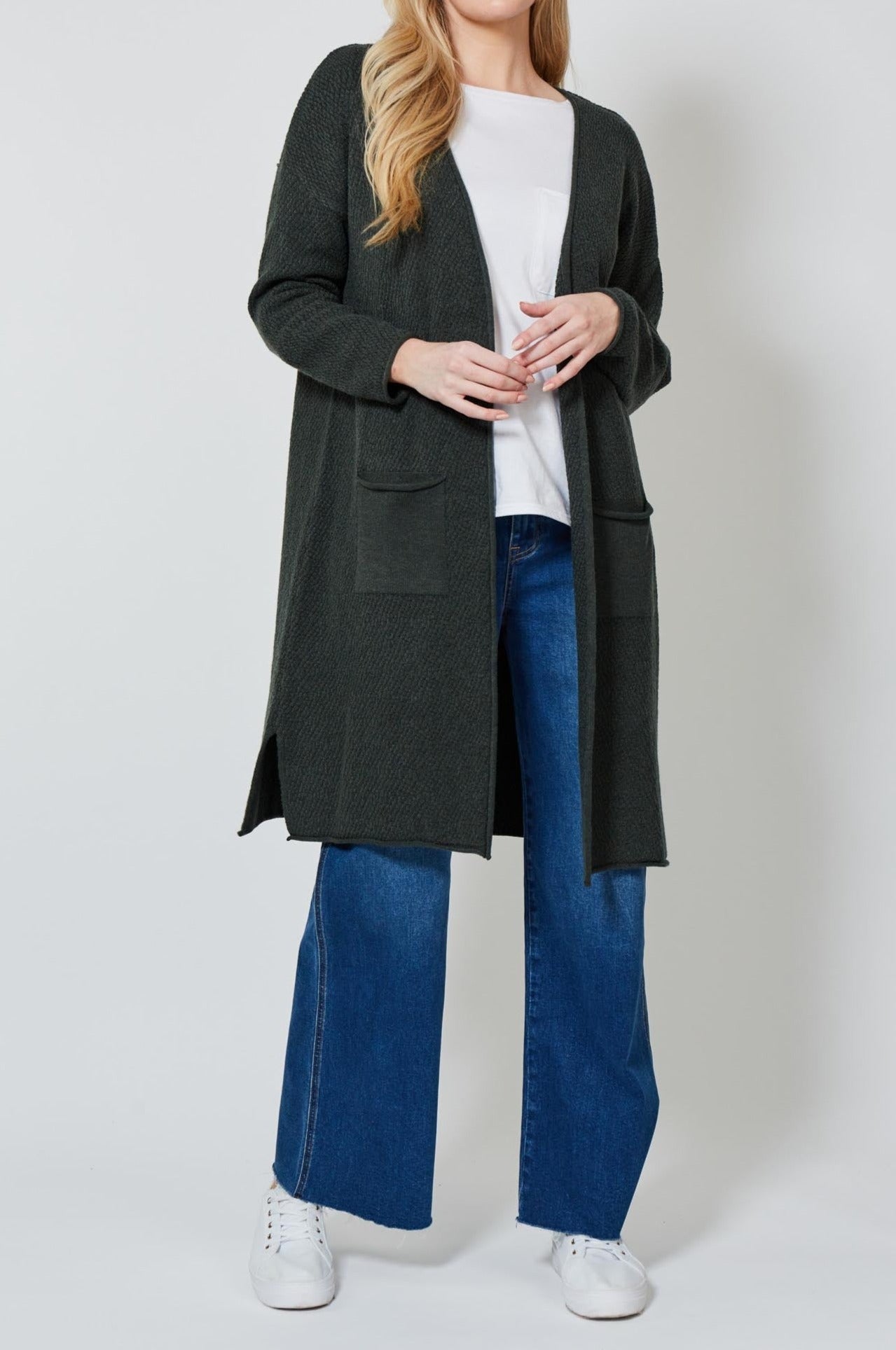 Carson Cardigan - Gable - Isle of Mine Clothing - Knit Cardigan Long