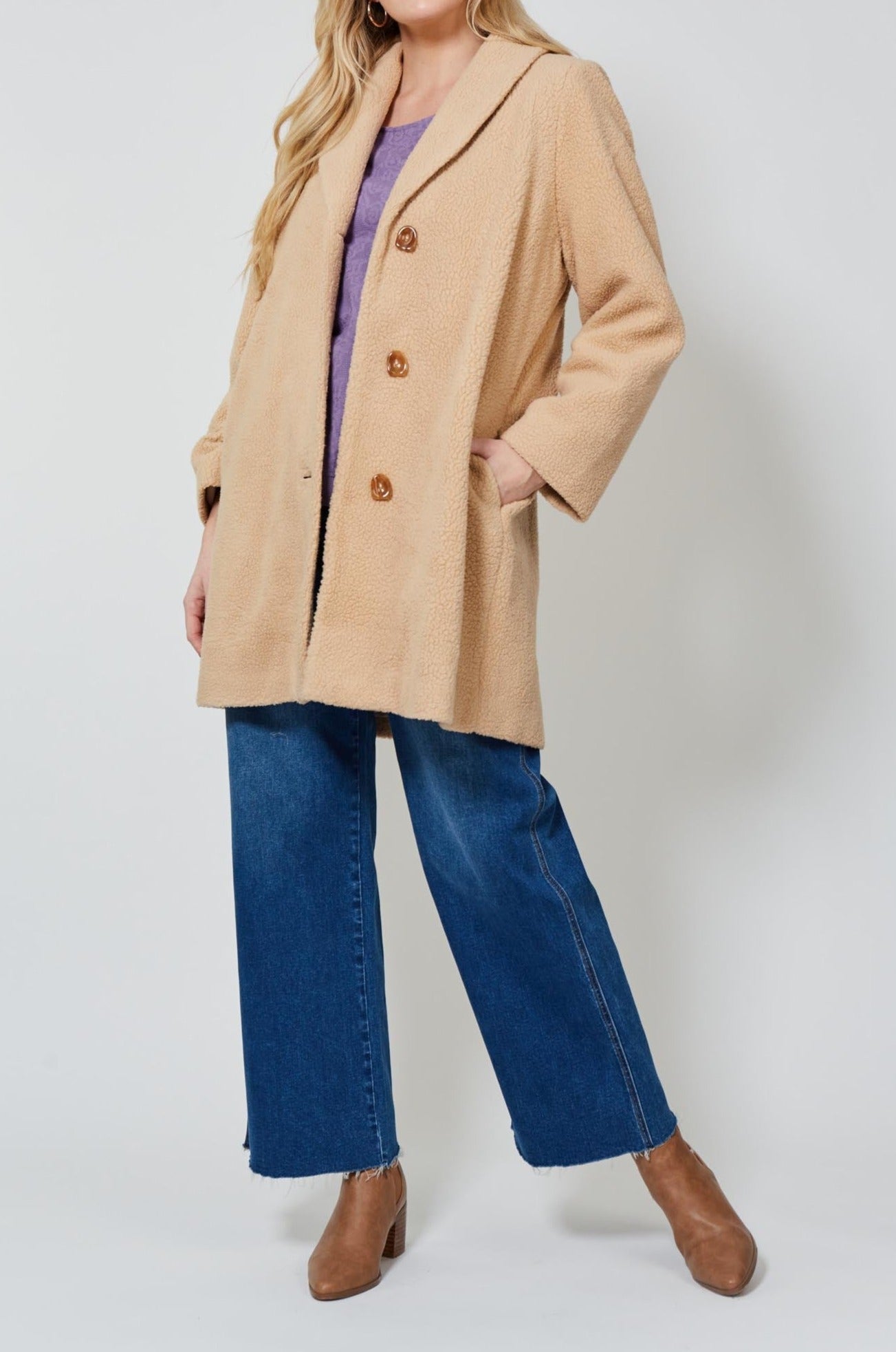 Sarli Winter Coat - Vanilla - Isle of Mine Clothing - Jacket