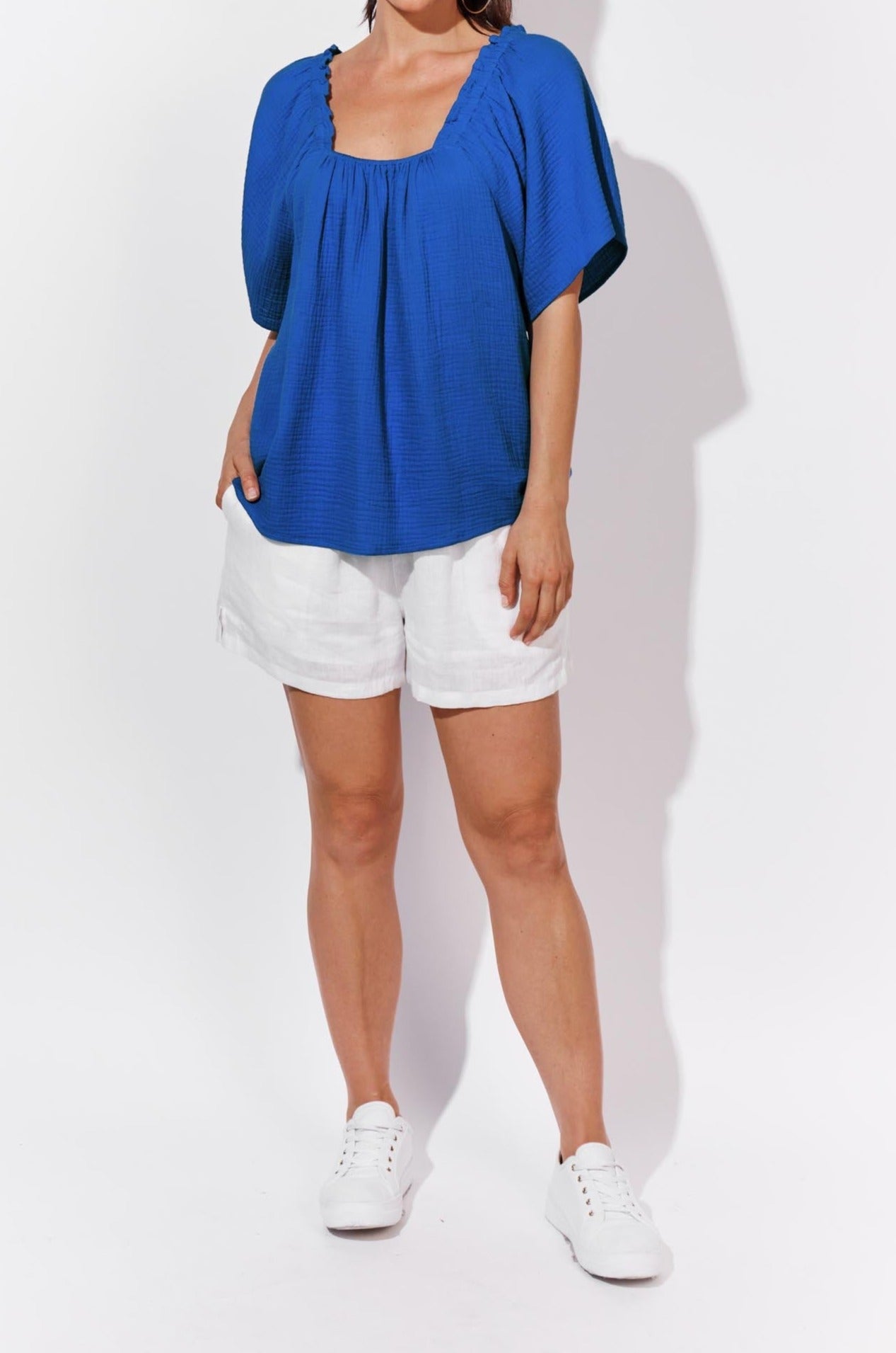 Java Top - Cobalt - Isle of Mine Clothing - Top Casual