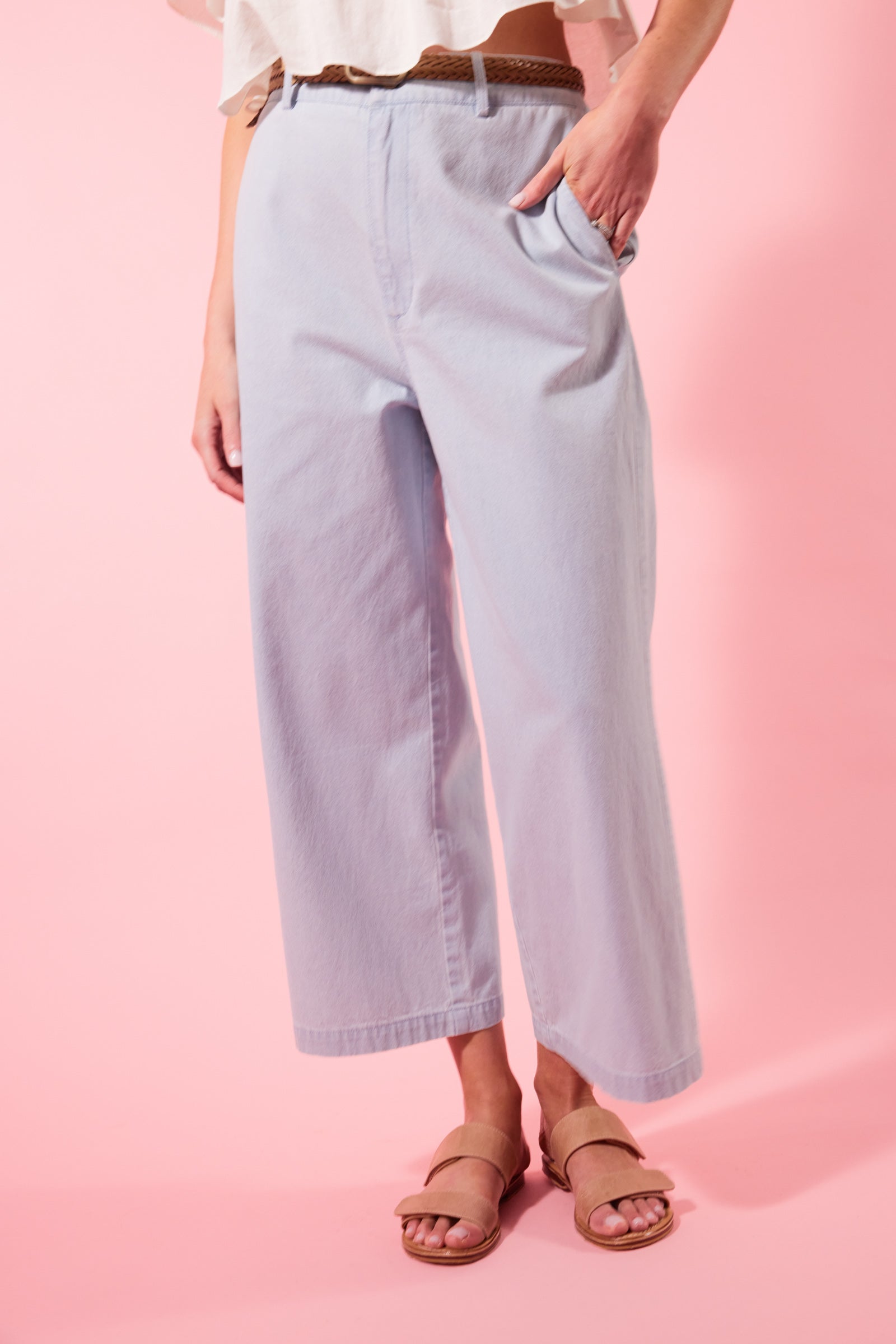 Viola Pant - Breeze - Isle of Mine Clothing - Denim Jean Wide Leg