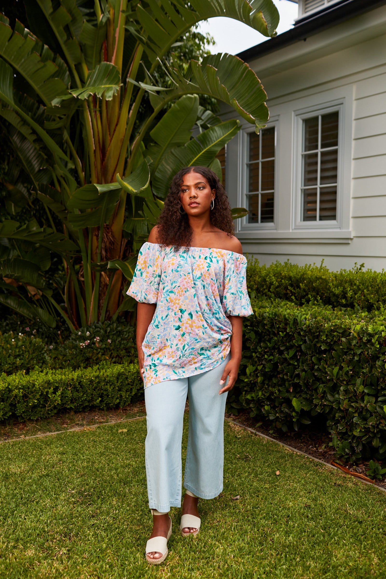 Viola Pant - Breeze - Isle of Mine Clothing - Denim Jean Wide Leg