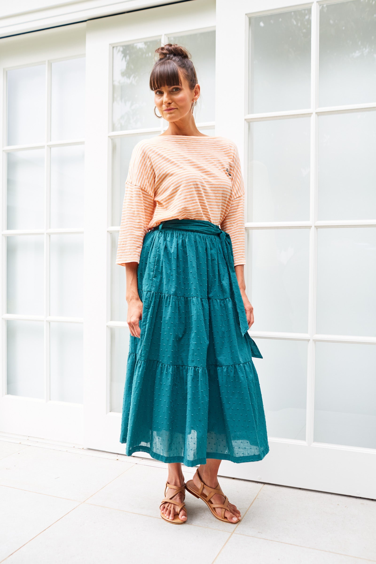 Soiree Skirt - Teal - Isle of Mine Clothing - Skirt Mid