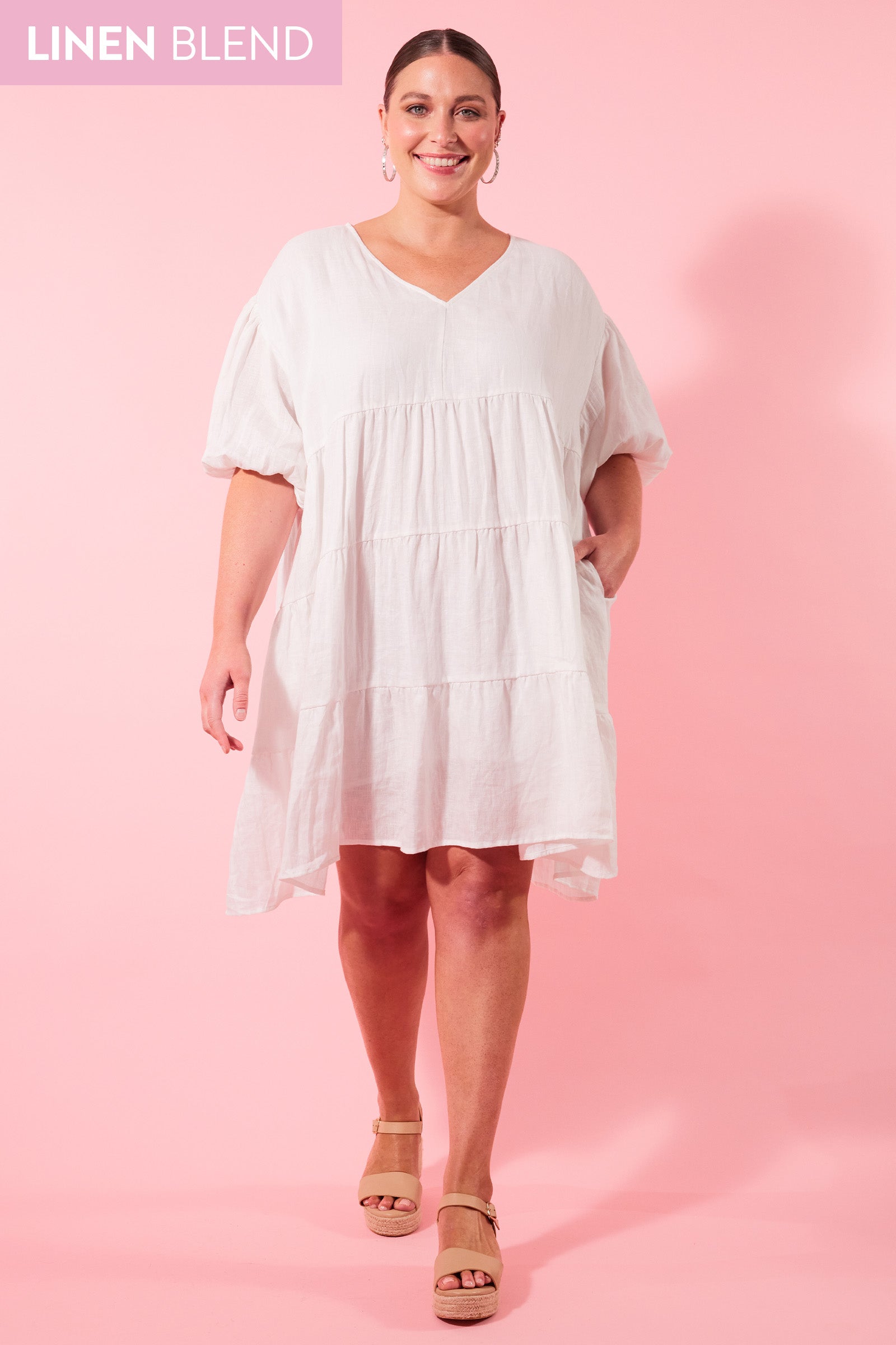 Flora Relax Dress - Lotus - Isle of Mine Clothing - Dress Mid One Size