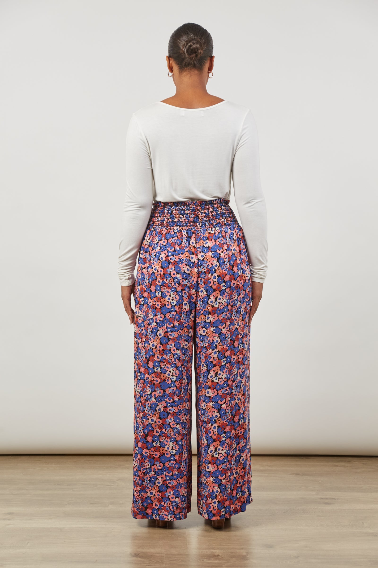 Euphoria Pant - Azure Bloom - Isle of Mine Clothing - Pant Wide