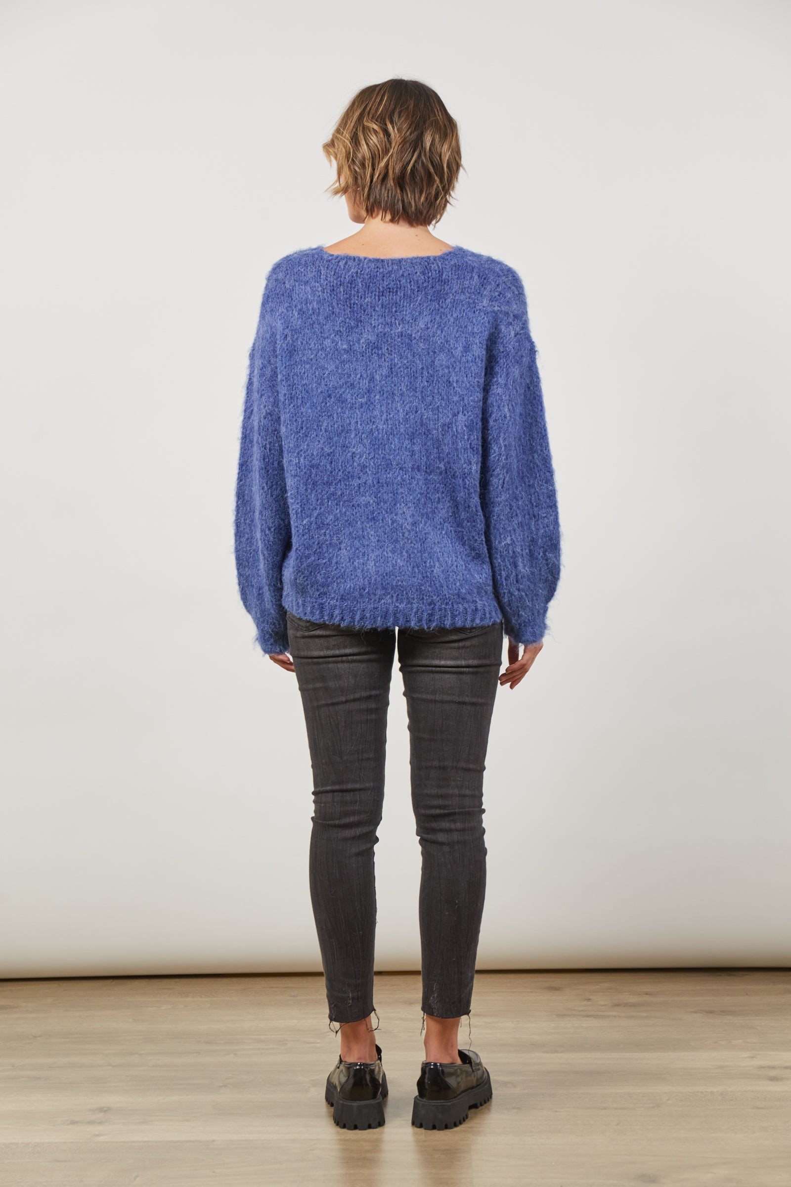 Serene Jumper - Azure - Isle of Mine Clothing - Knit Jumper