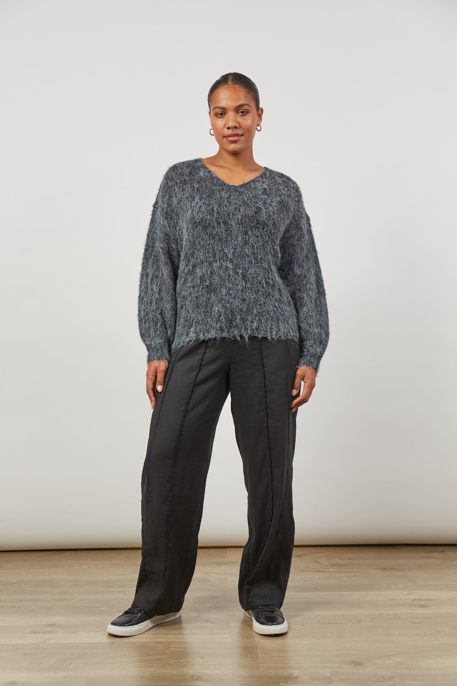 Serene Jumper - Ash - Isle of Mine Clothing - Knit Jumper