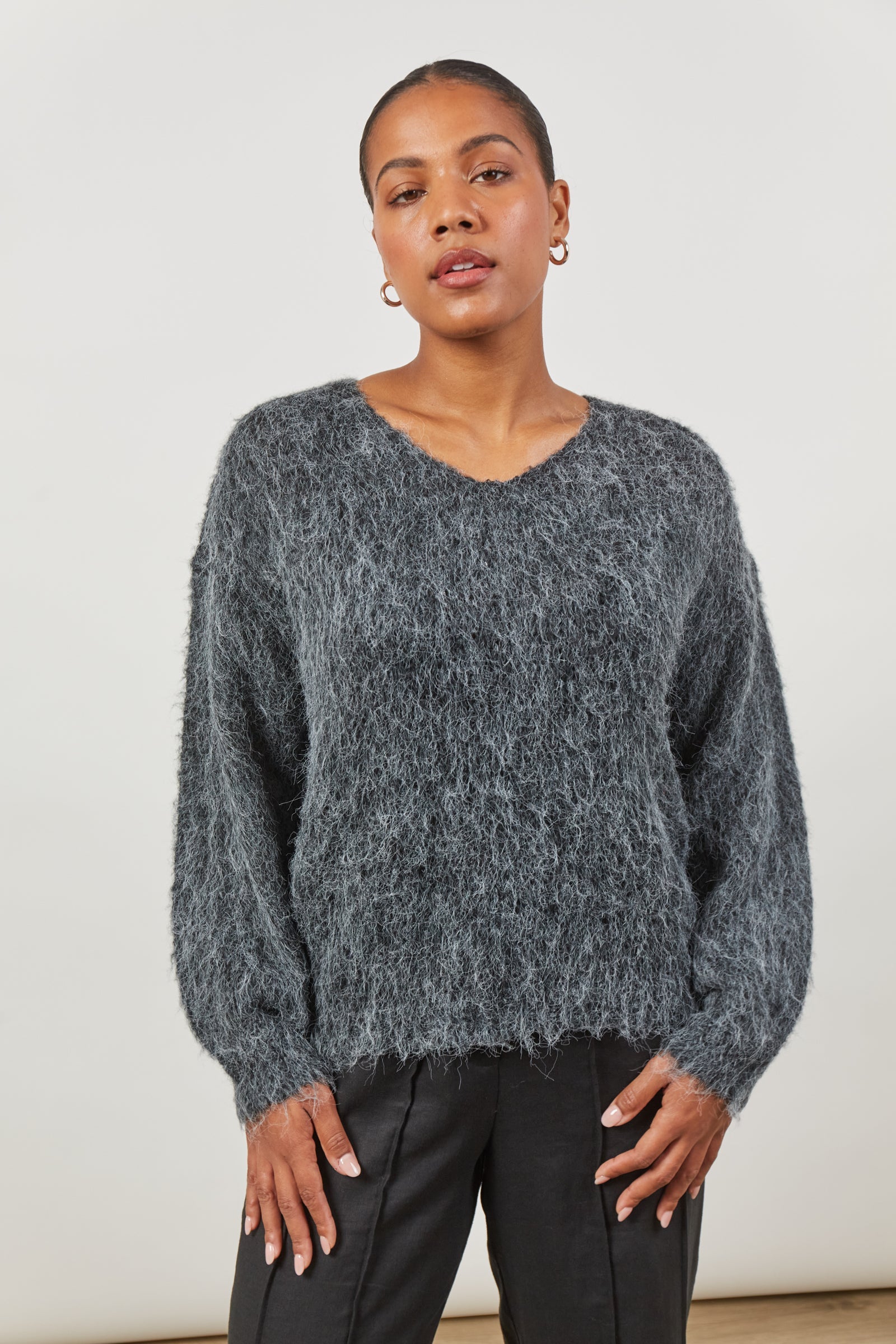 Serene Jumper - Ash - Isle of Mine Clothing - Knit Jumper