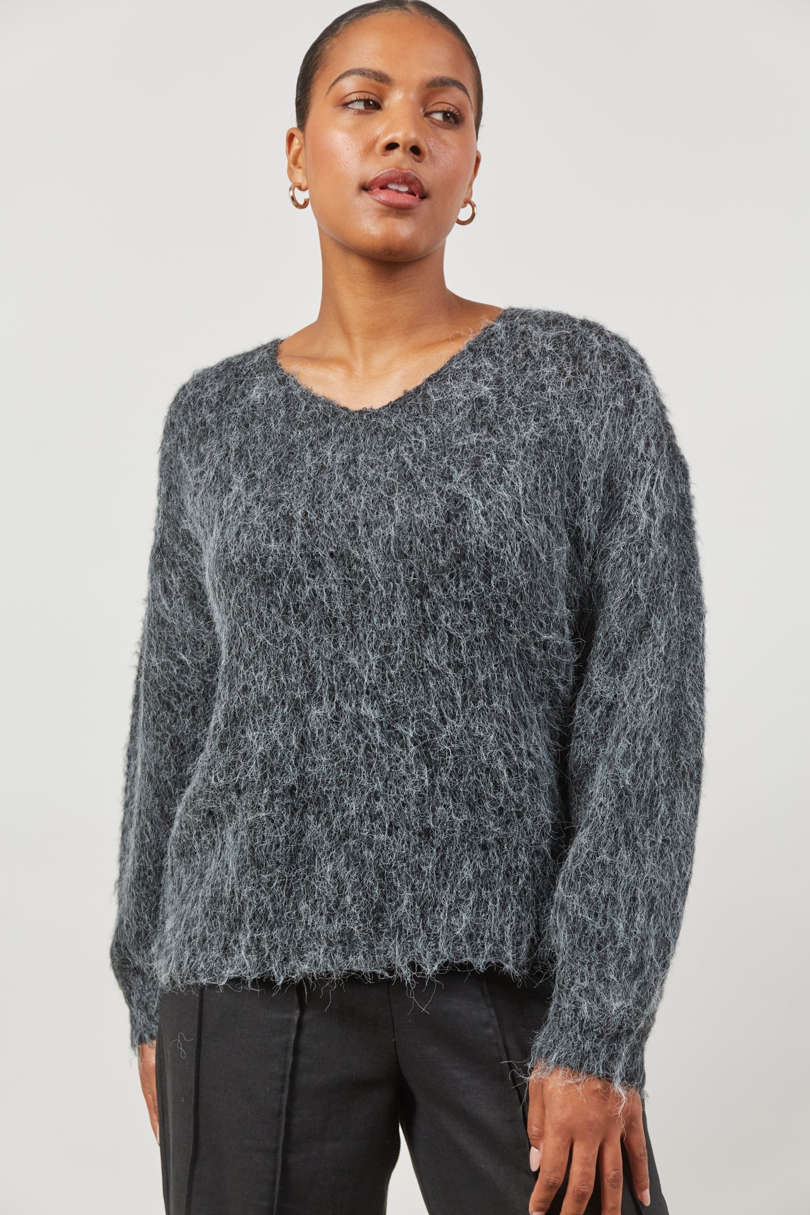 Serene Jumper - Ash - Isle of Mine Clothing - Knit Jumper