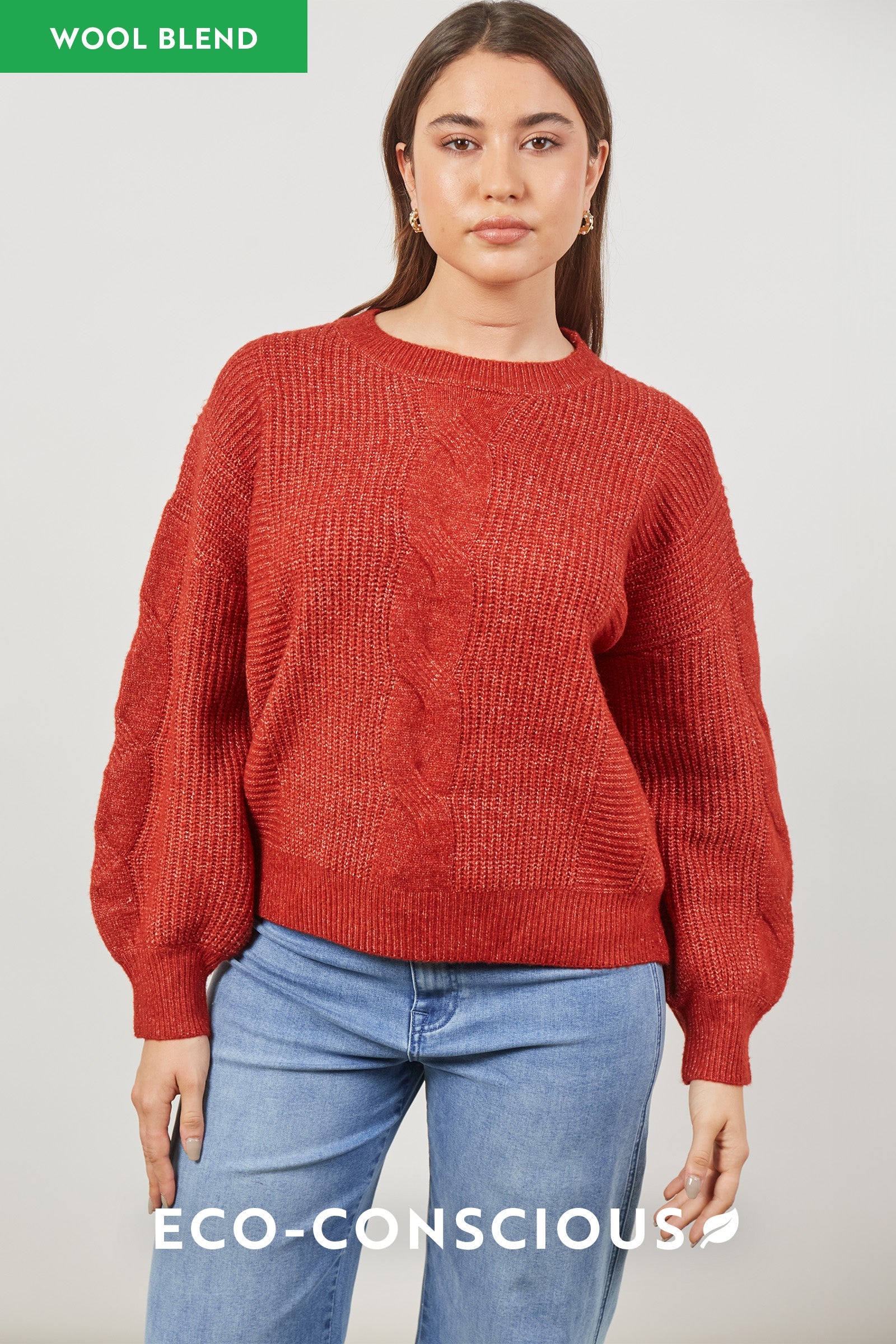 Renew Jumper - Picante - Isle of Mine Clothing - Knit Jumper