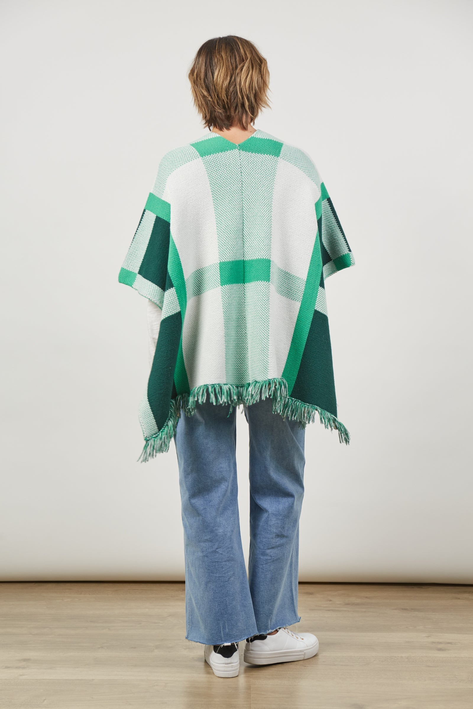 Vista Cape - Meadow - Isle of Mine Clothing - Knit Cape One Size