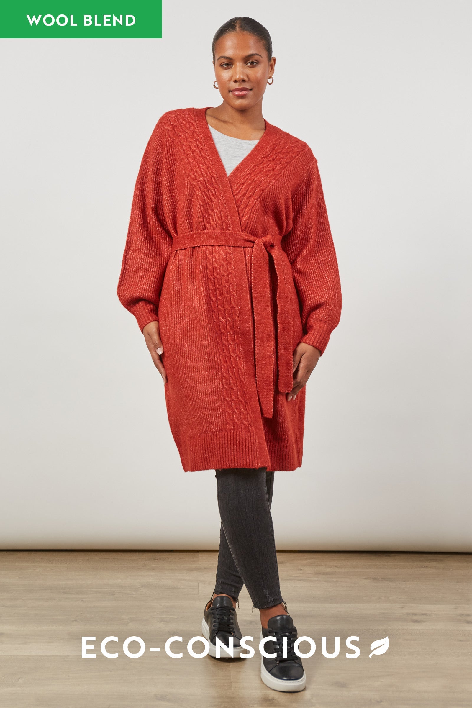 Renew Cardigan - Picante - Isle of Mine Clothing - Knit Cardigan Long