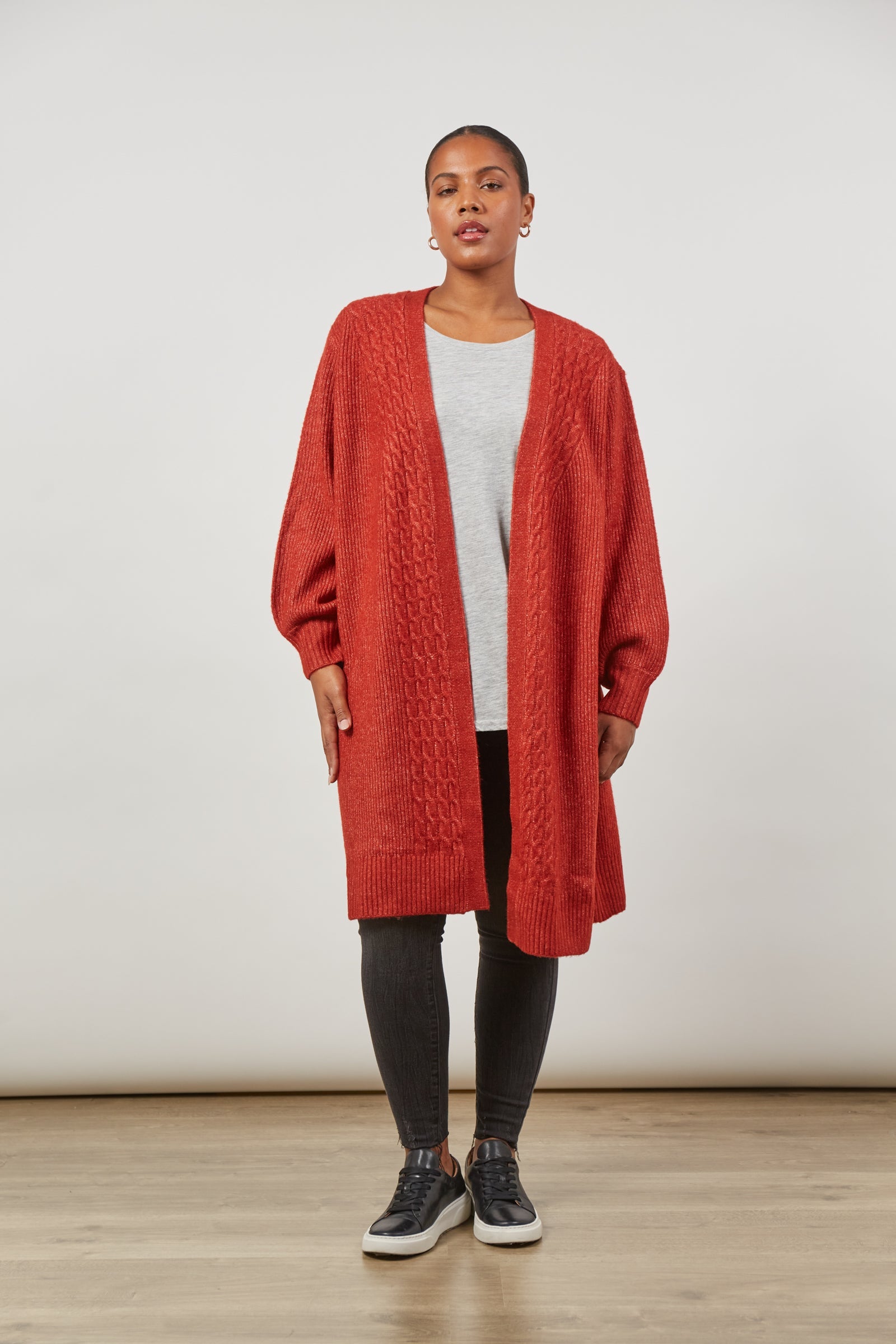 Renew Cardigan - Picante - Isle of Mine Clothing - Knit Cardigan Long