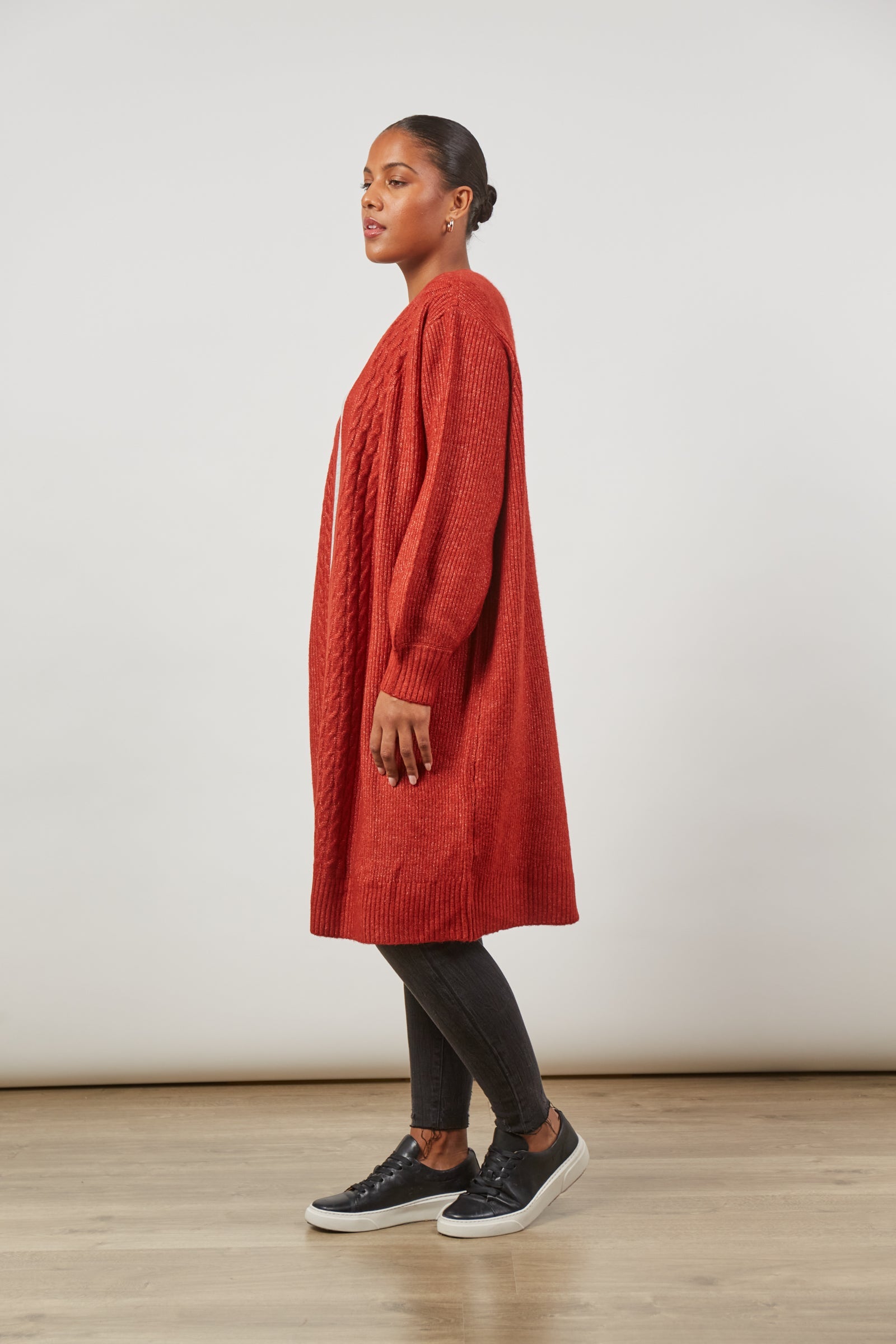 Renew Cardigan - Picante - Isle of Mine Clothing - Knit Cardigan Long