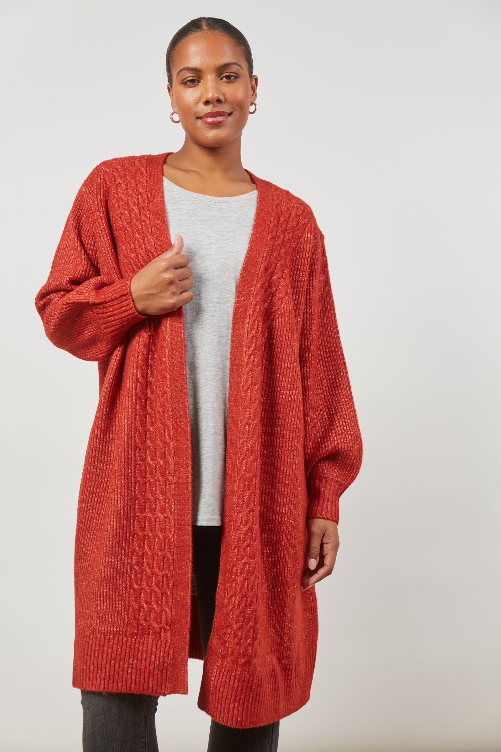 Renew Cardigan - Picante - Isle of Mine Clothing - Knit Cardigan Long