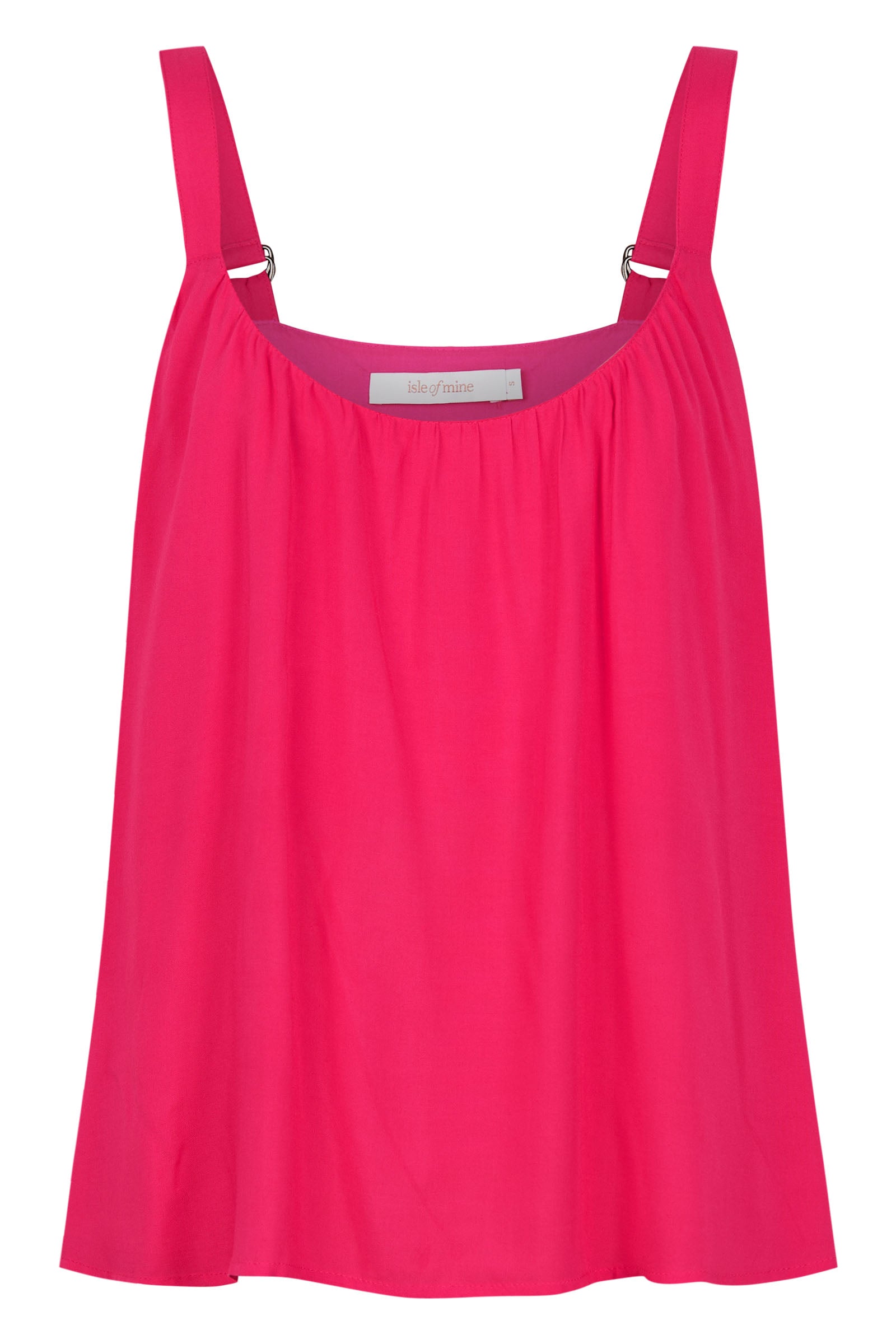 Esme Tank - Raspberry - Isle of Mine Clothing - Top Strappy