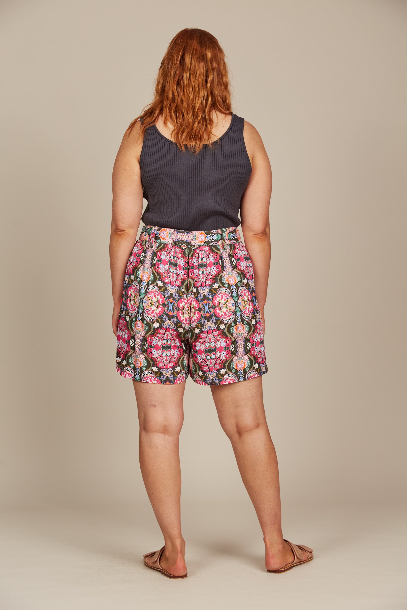 Esme Short - Olive Fleuron
