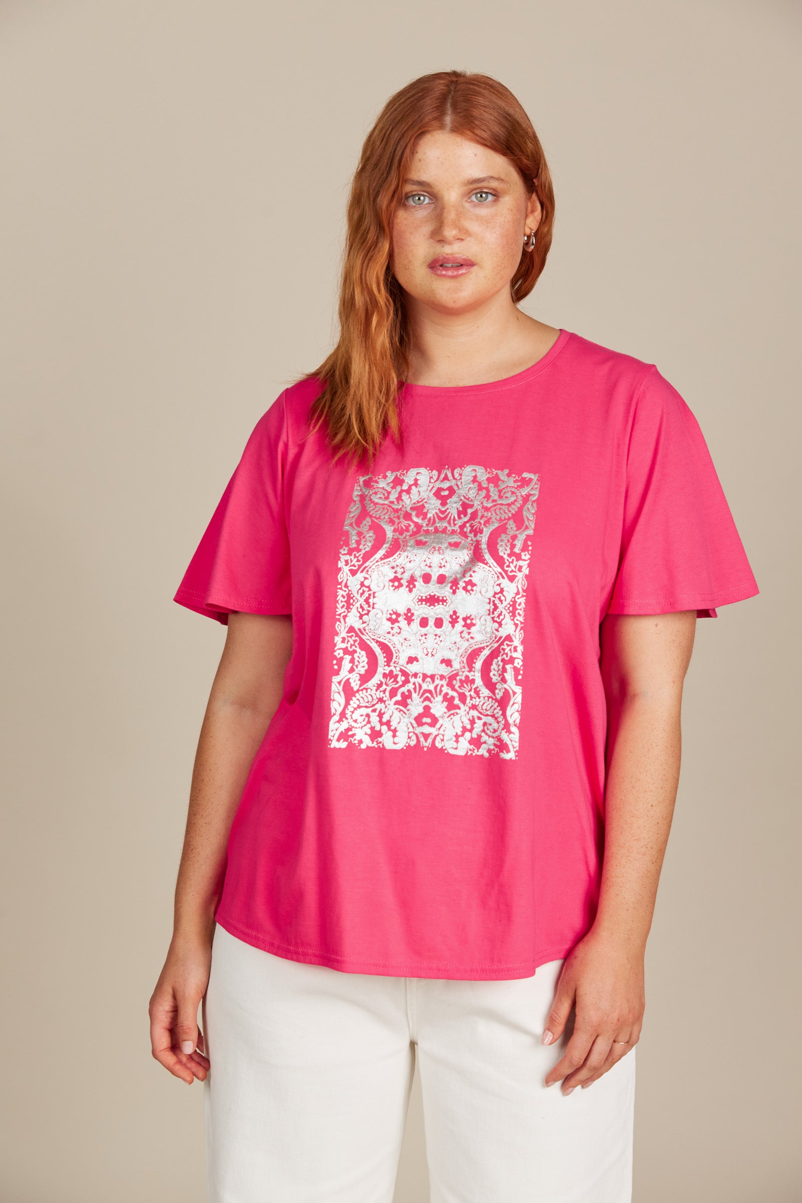 Esme Tshirt - Raspberry