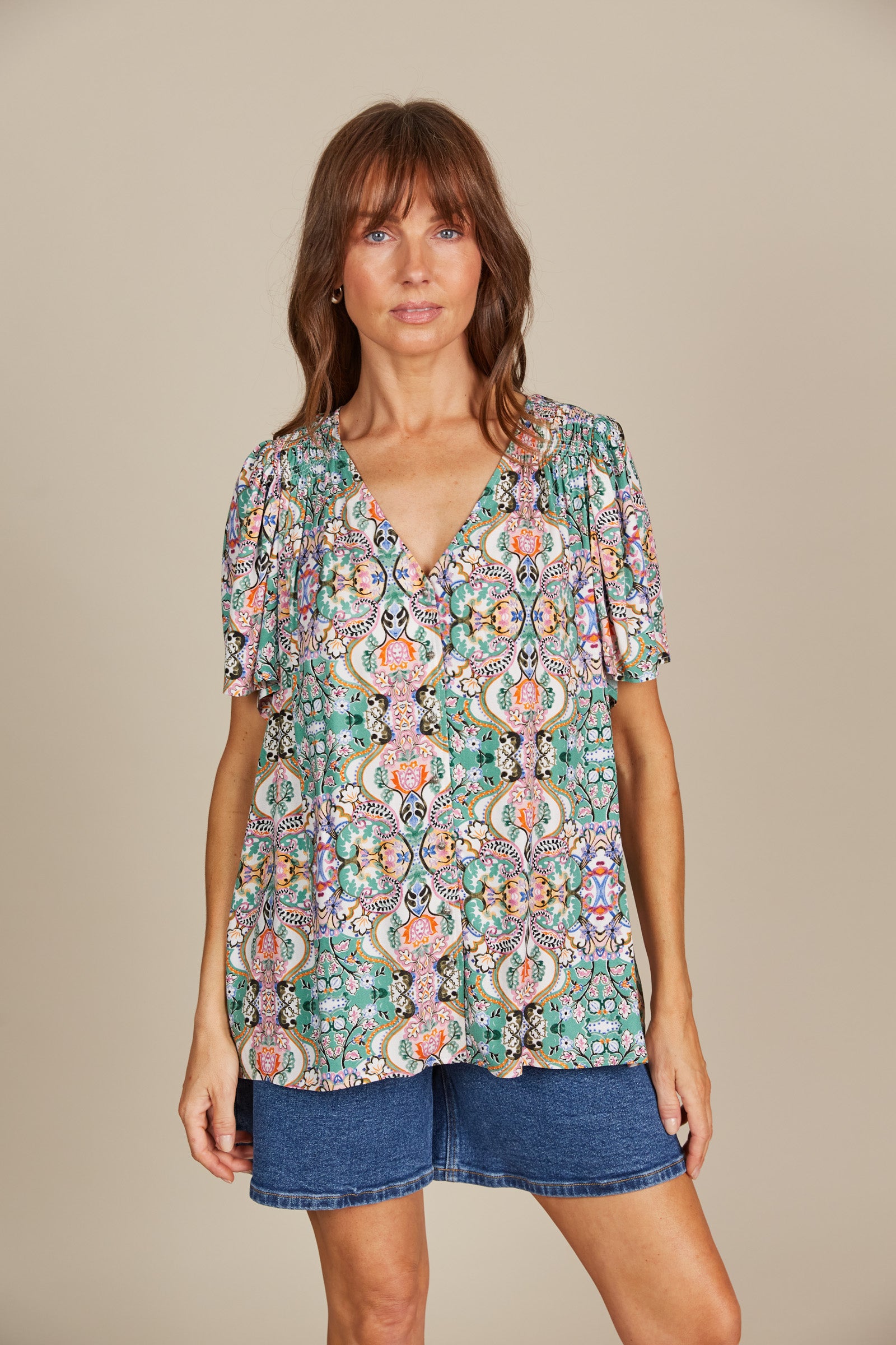 Esme Blouse - Lotus Fleuron
