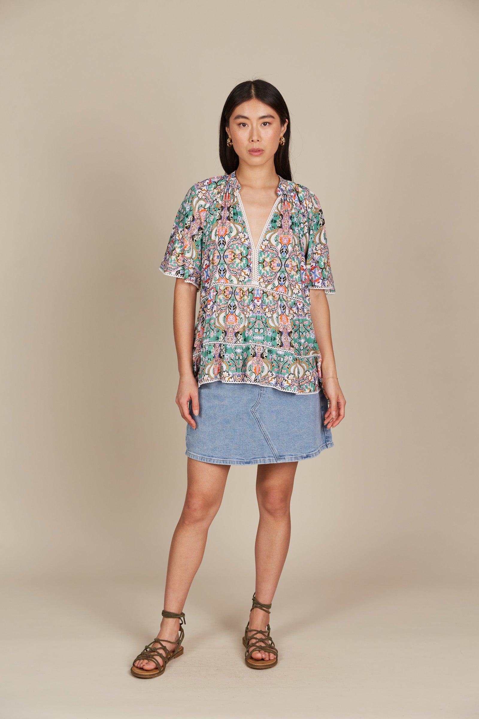 Esme Top - Lotus Fleuron