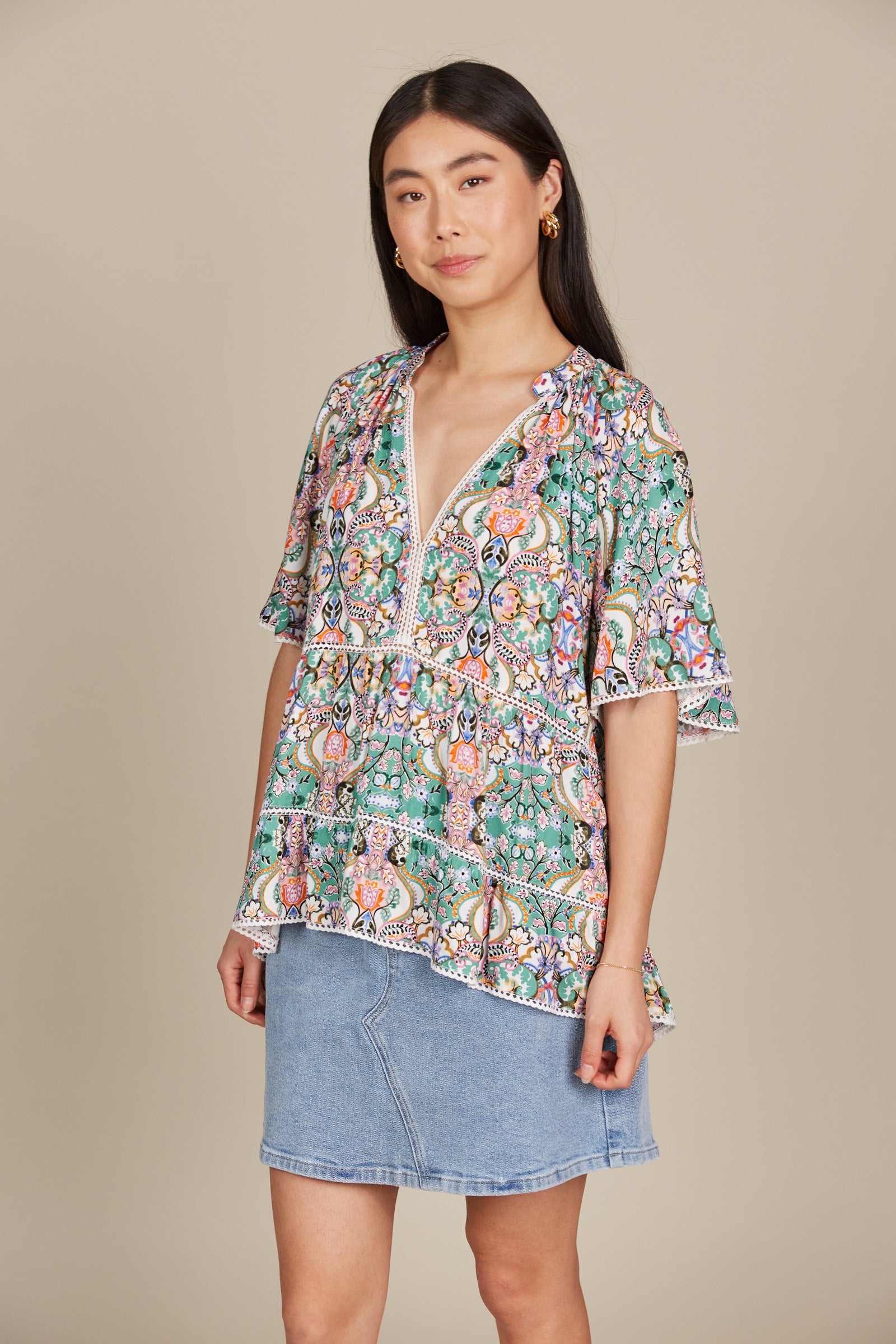 Esme Top - Lotus Fleuron